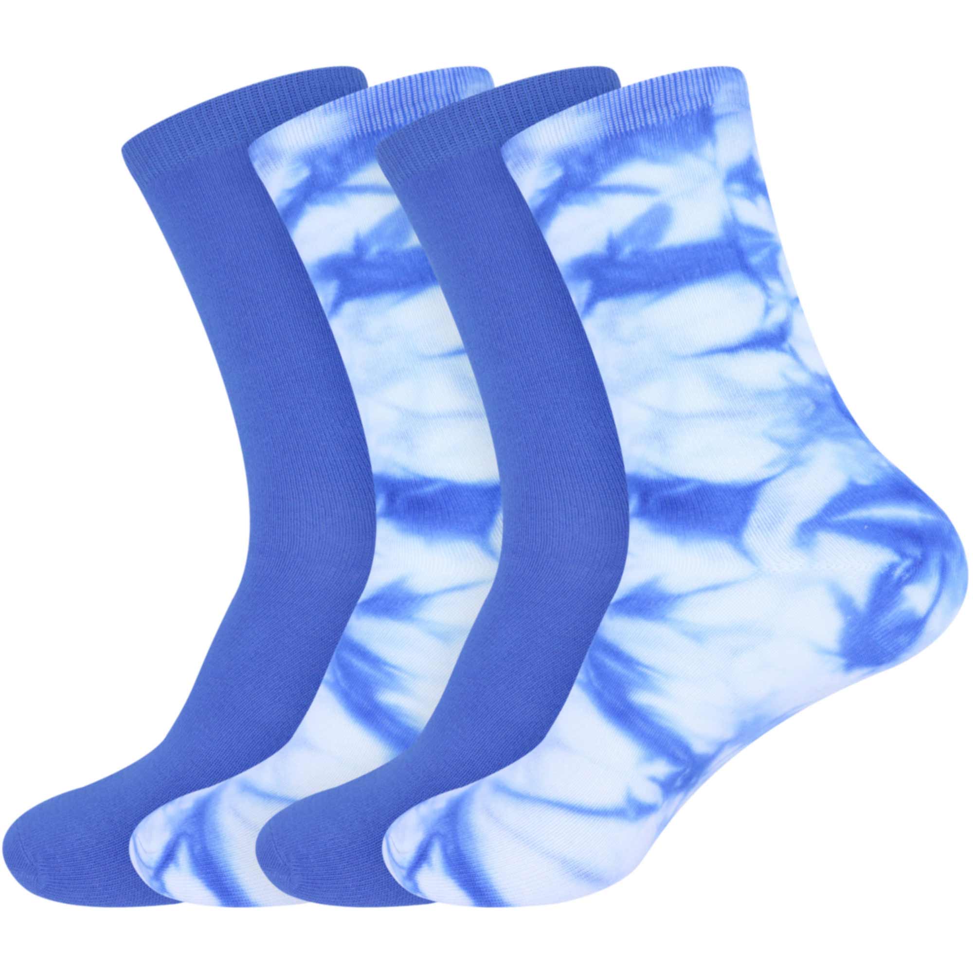Men's Bamboo Tie Dye Crew Socks: 4 Pairs - Image 18