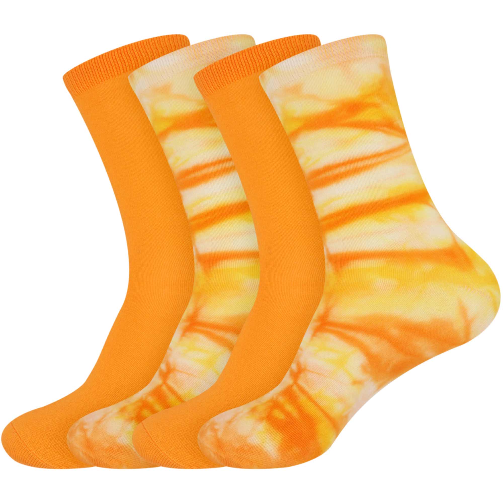 Men's Bamboo Tie Dye Crew Socks: 4 Pairs - Image 19