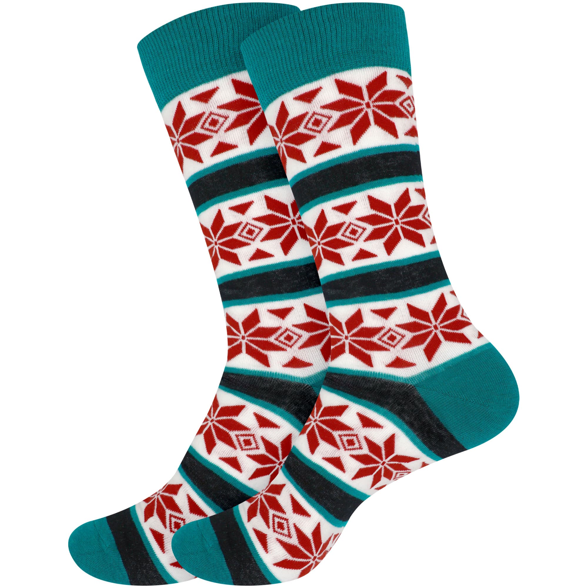 Men's Cotton Christmas Design Socks - Image 15