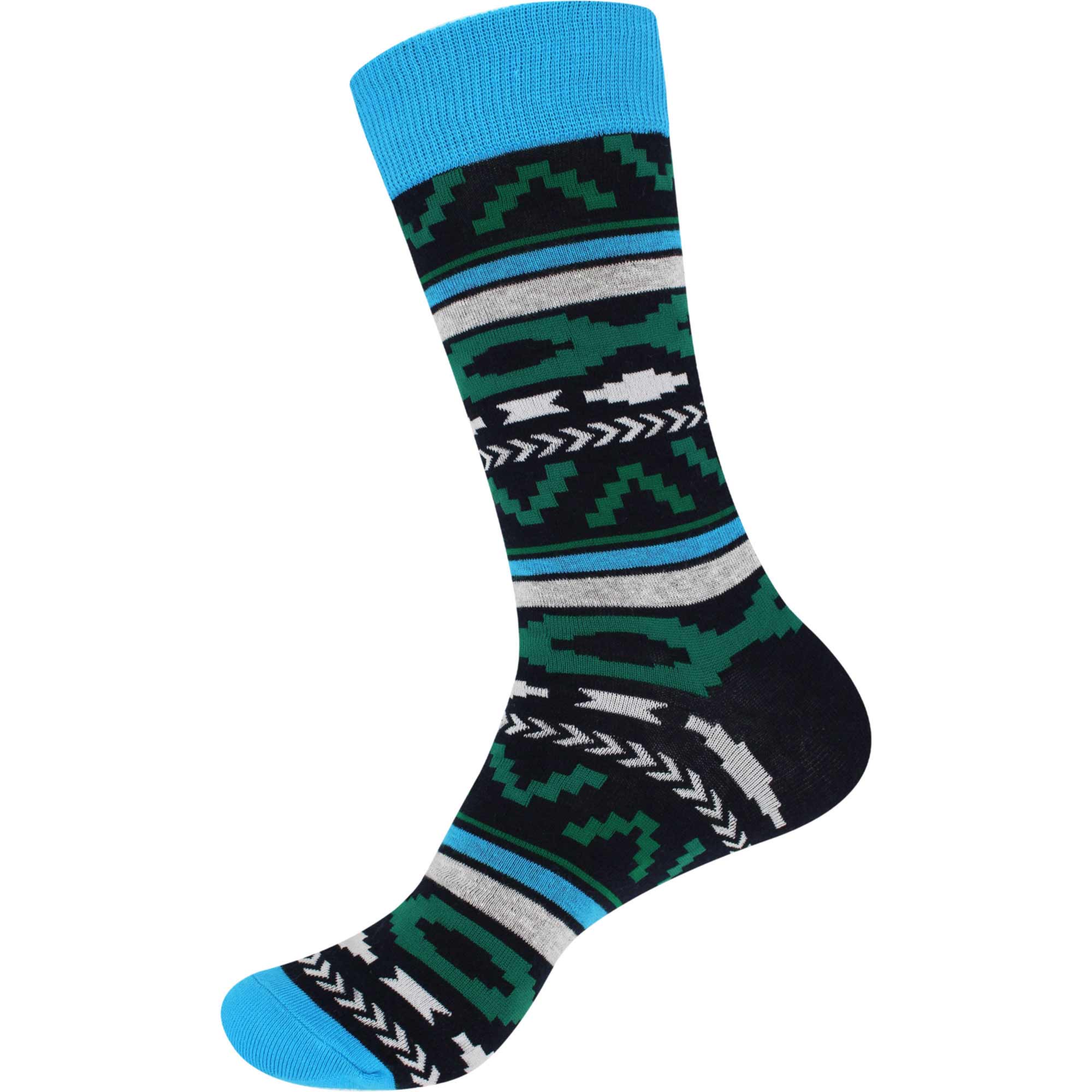 Men's Cotton Colorful Dress Socks - Image 11