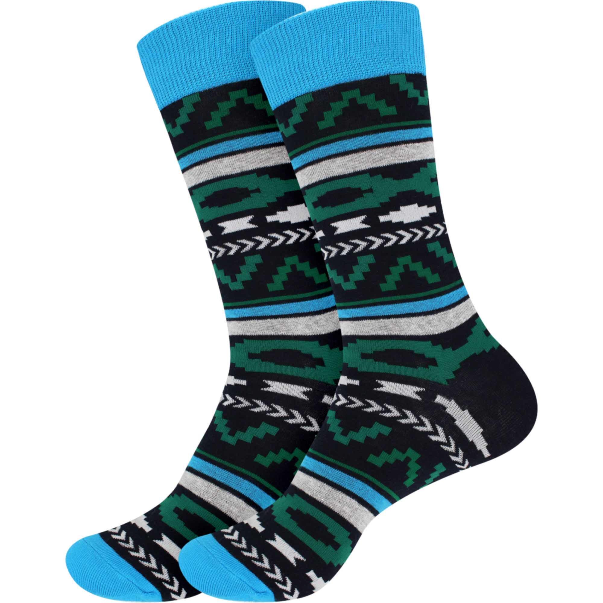 Men's Cotton Colorful Dress Socks - Image 19