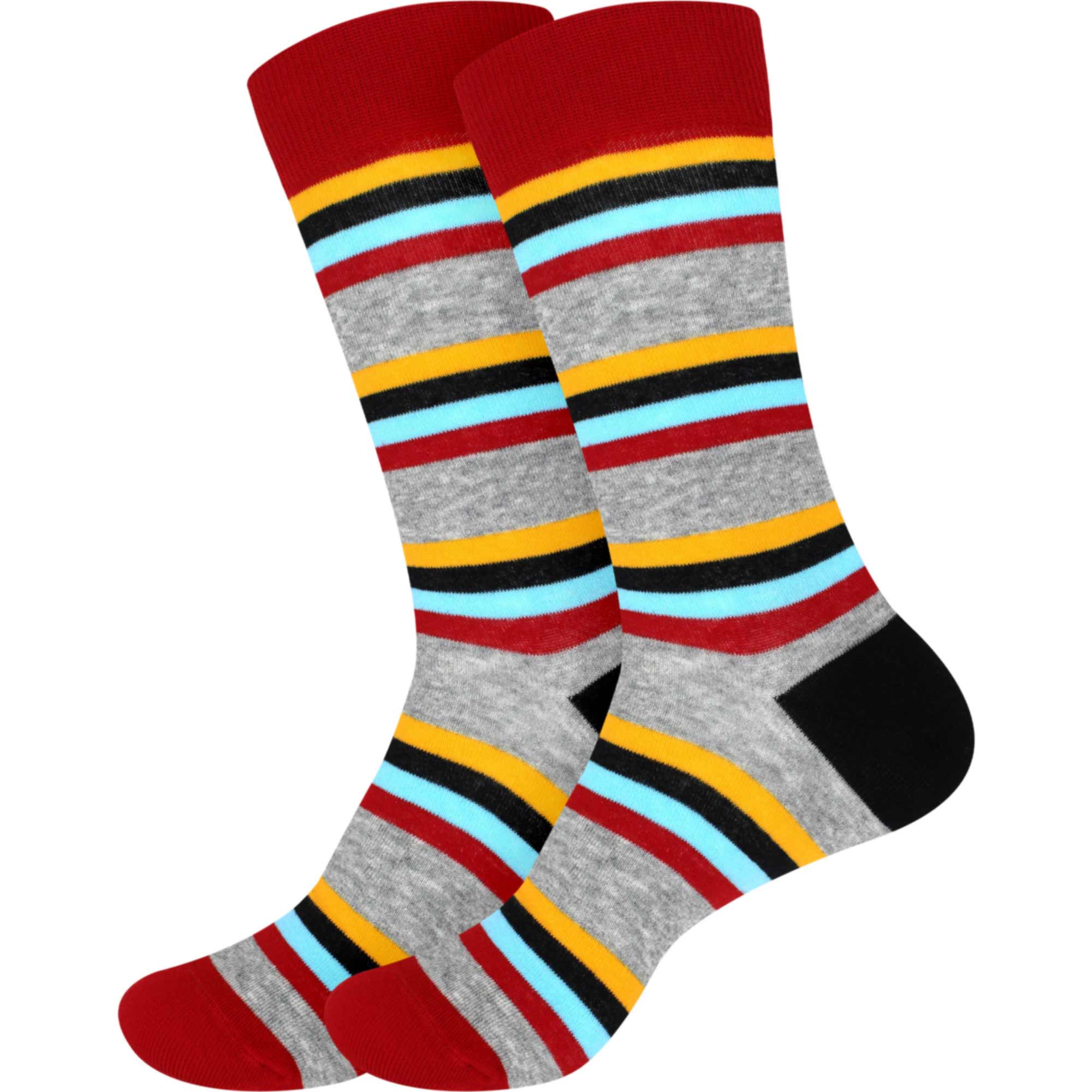 Men's Cotton Colorful Dress Socks - Image 20