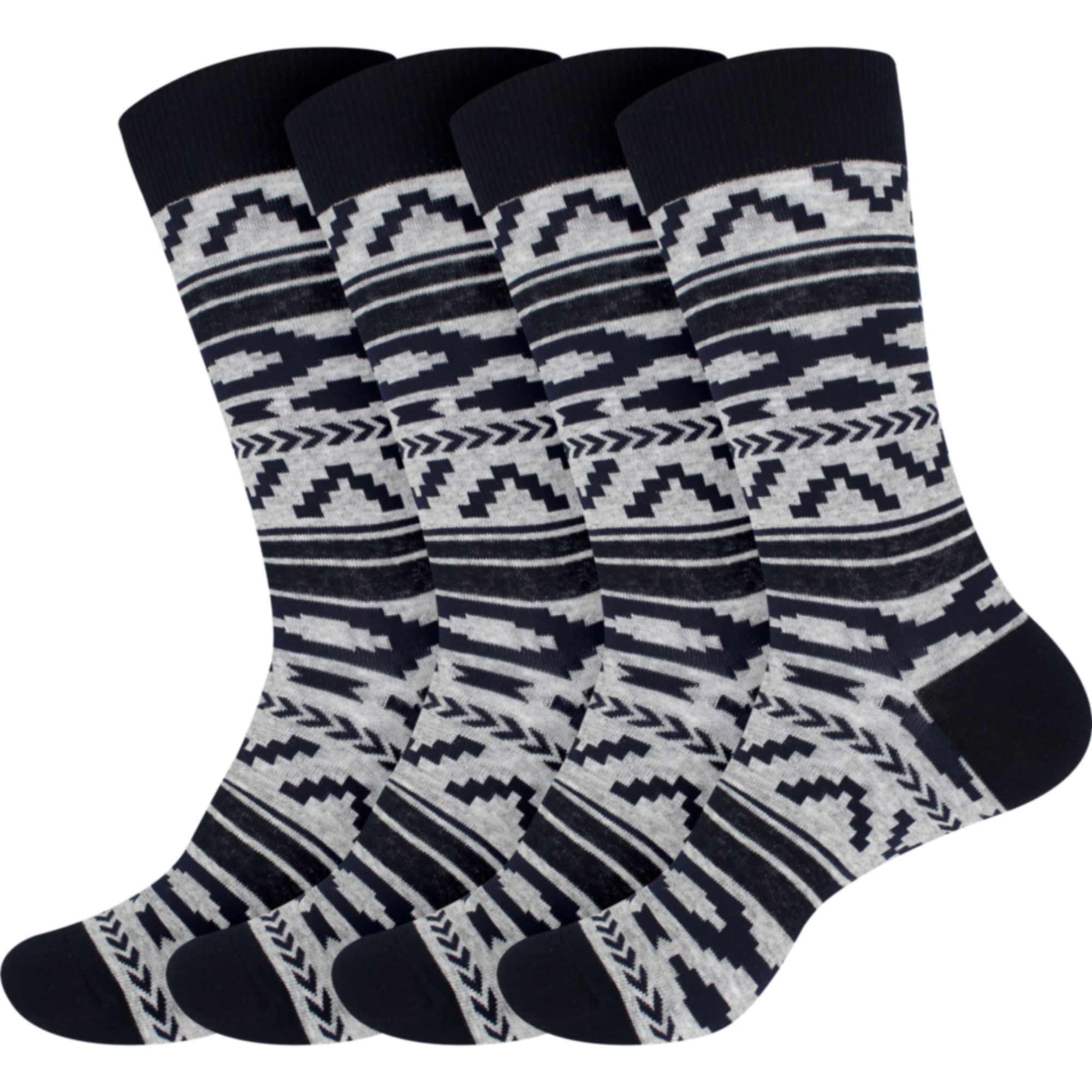 Men's Cotton Colorful Dress Socks - Image 25