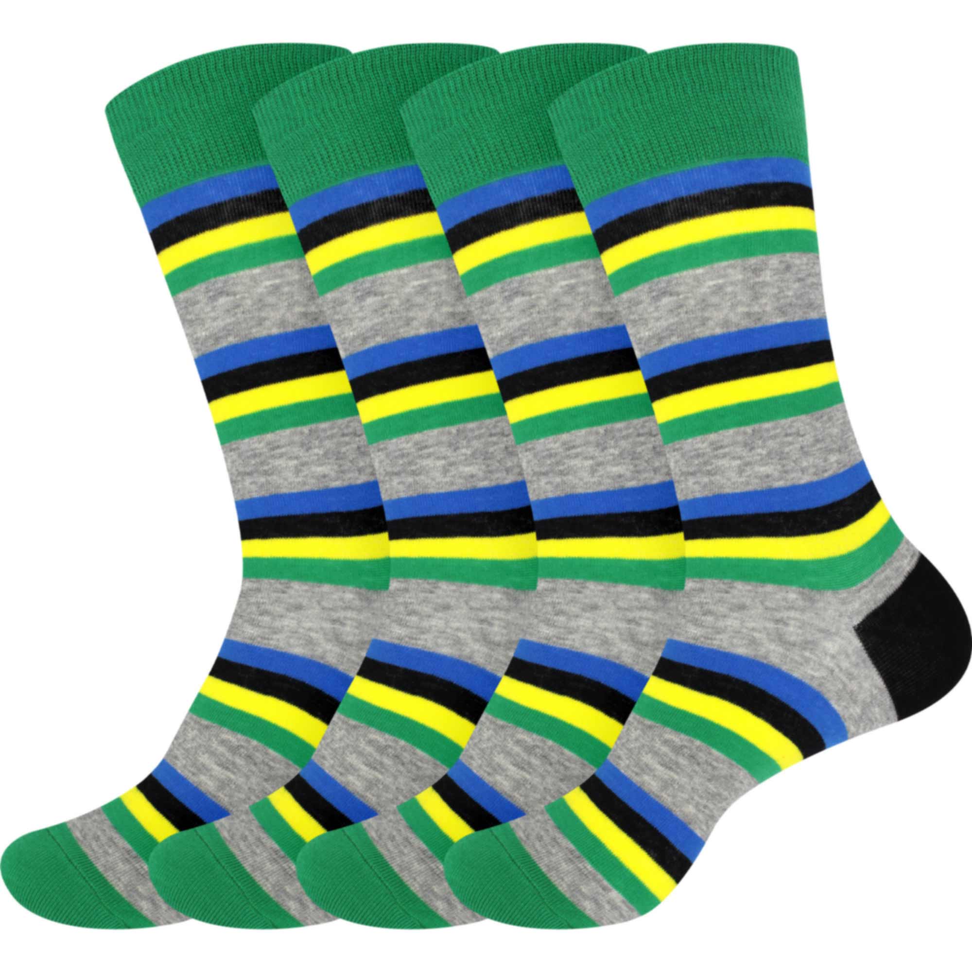 Men's Cotton Colorful Dress Socks - Image 26