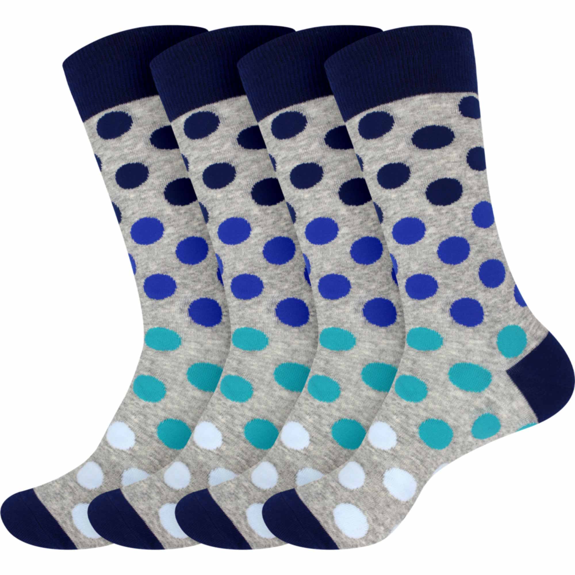 Men's Cotton Colorful Dress Socks - Image 29
