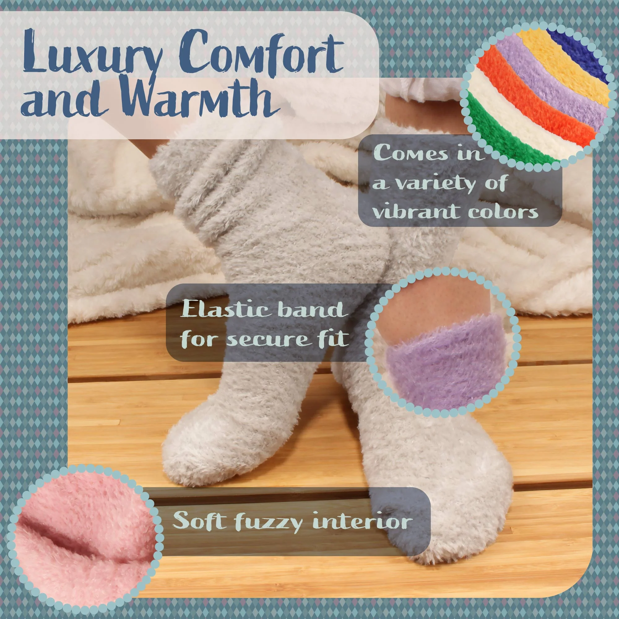 Men's Featherlight Fuzzy Socks - Image 6