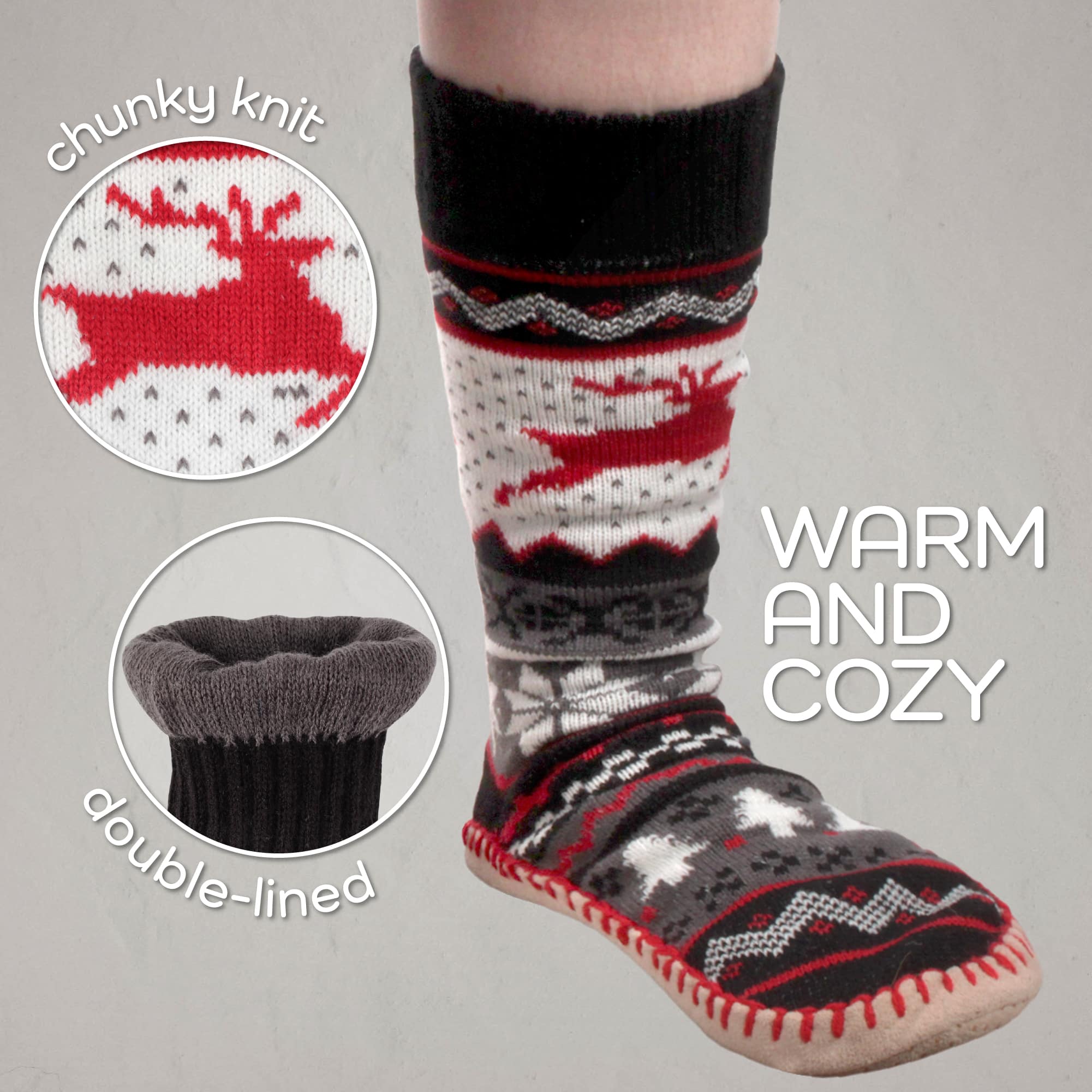 Men's Knit Slippers - Image 5