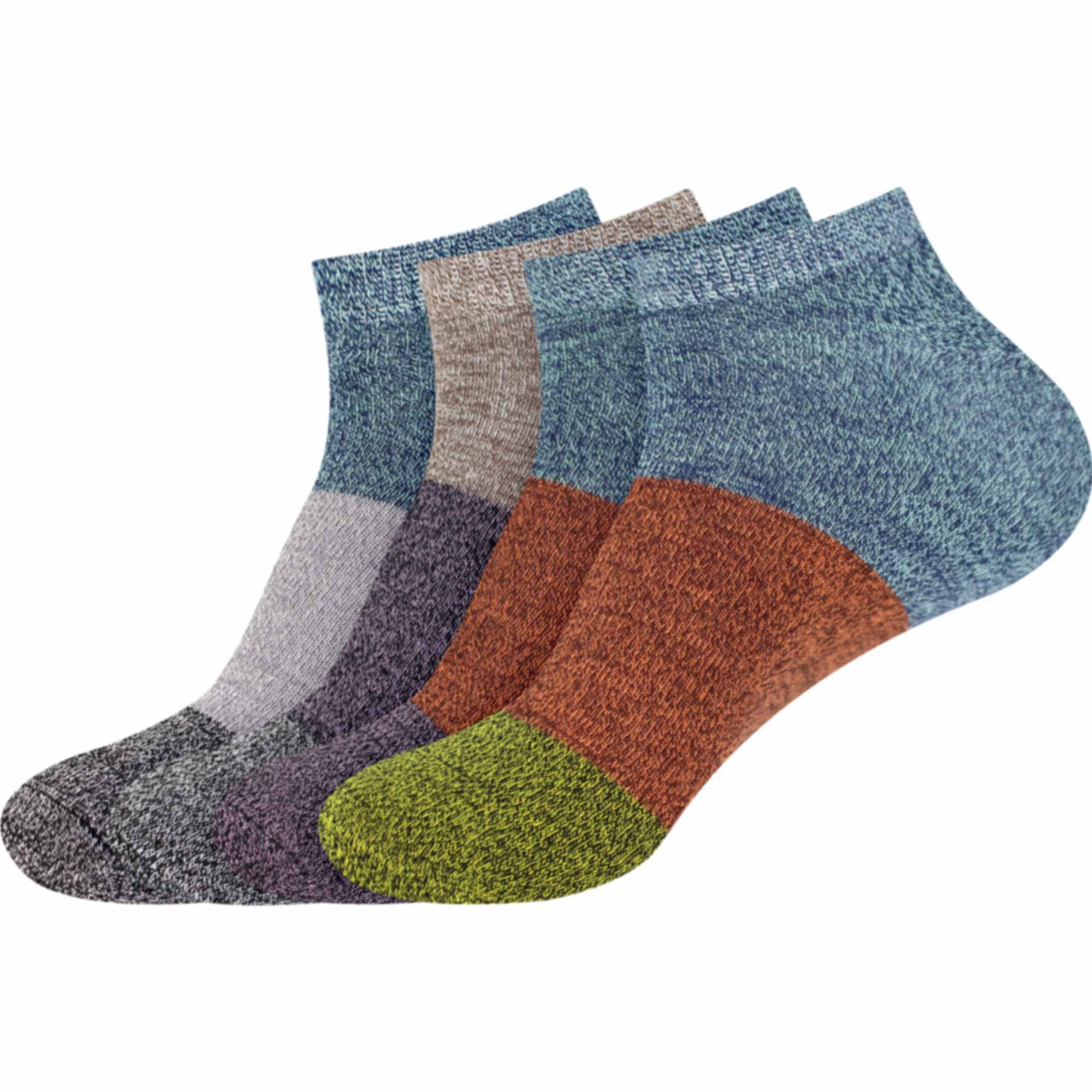 Men's Bamboo 3 Stripe Casual Ankle Socks - Image 11