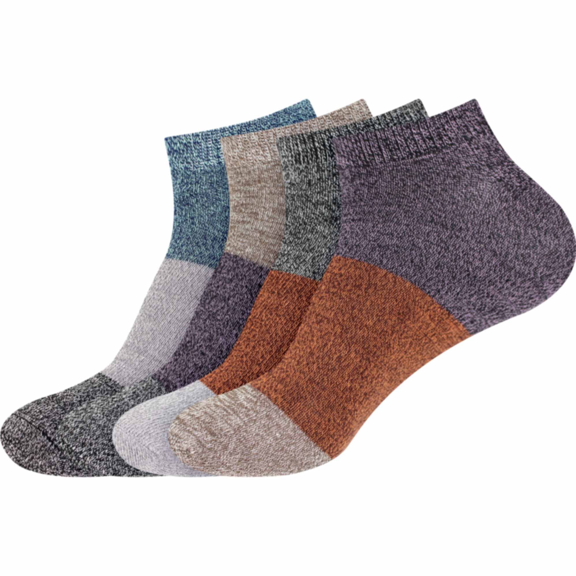 Men's Bamboo 3 Stripe Casual Ankle Socks - Image 12