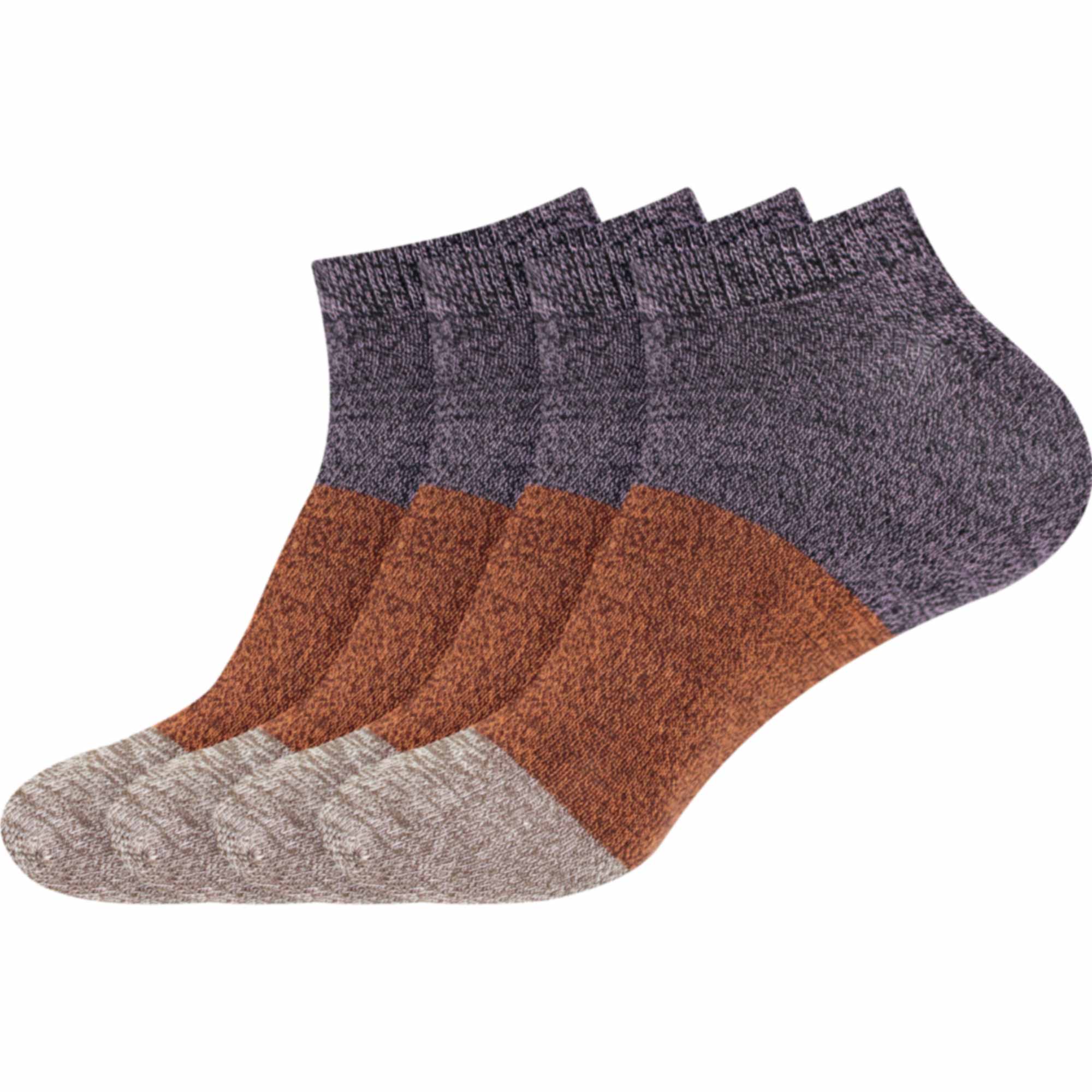 Men's Bamboo 3 Stripe Casual Ankle Socks - Image 6