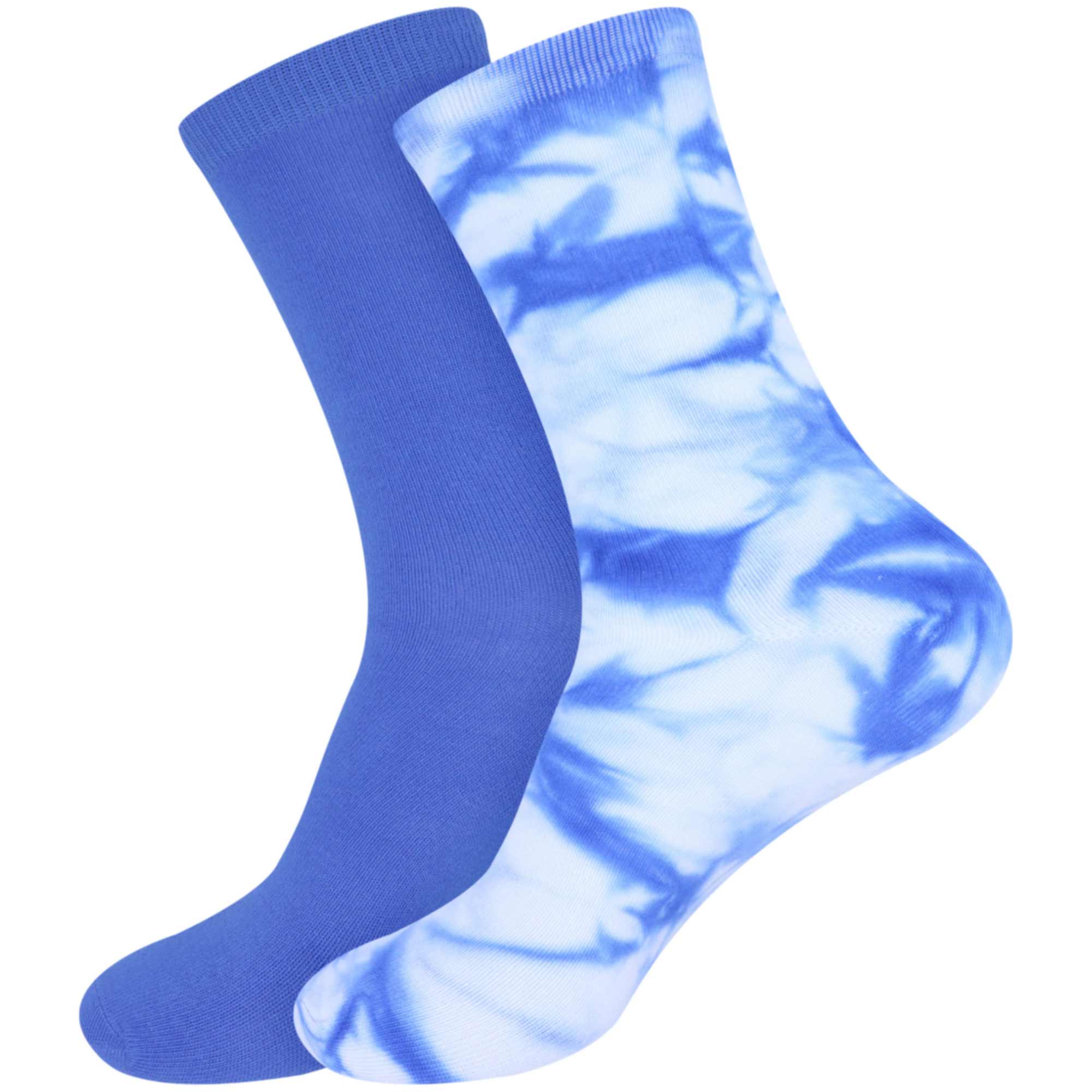 Men's Bamboo Tie Dye Crew Socks: 2 Pairs - Image 19
