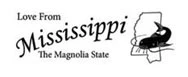 Bamboo Back Scratcher Shoe Horn Bongers With Love Series of States, Mississippi