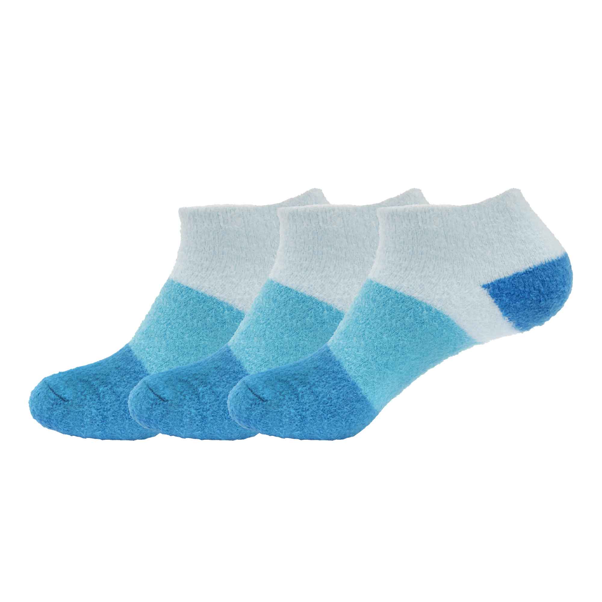 Women's Aloe Infused Fuzzy Nylon Socks: 3 Pairs - Image 11