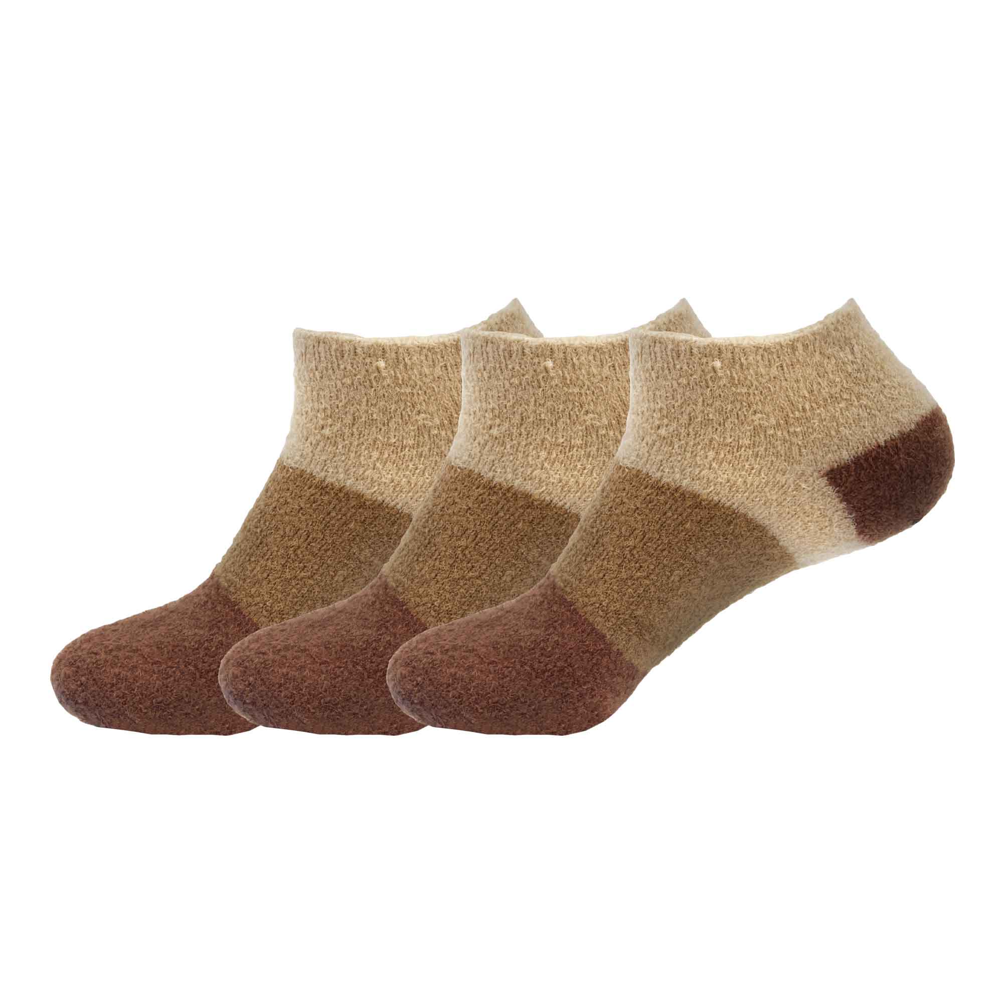 Women's Aloe Infused Fuzzy Nylon Socks: 3 Pairs - Image 17