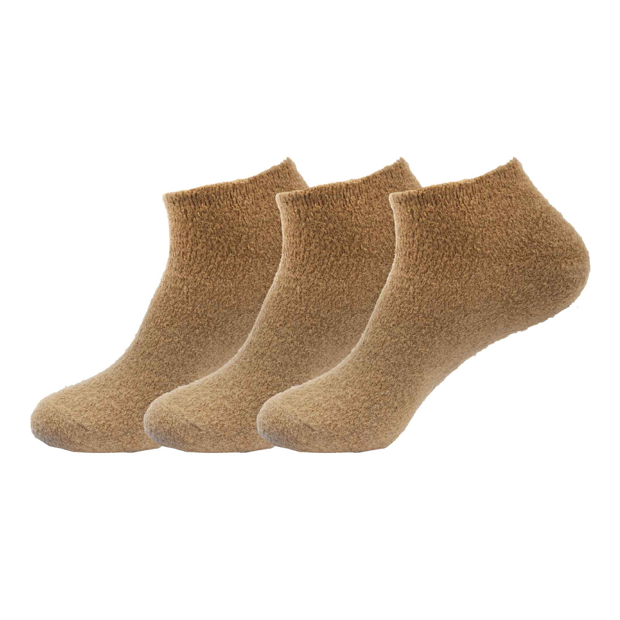 Women's Aloe Infused Fuzzy Nylon Socks: 3 Pairs - Image 18