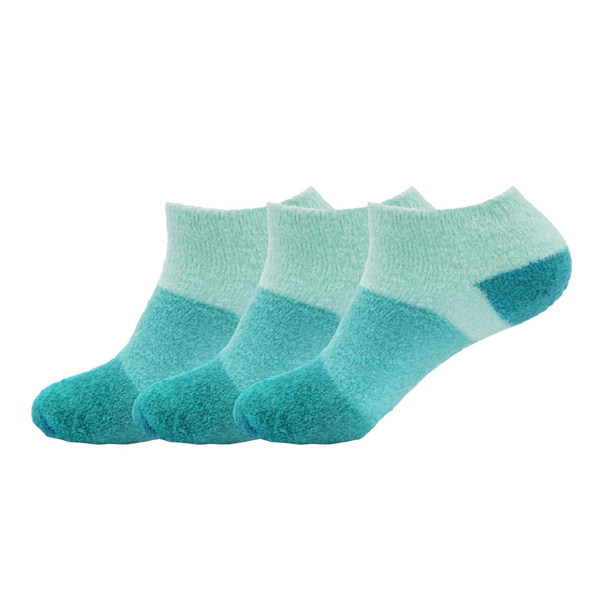 Women's Aloe Infused Fuzzy Nylon Socks: 3 Pairs - Image 19