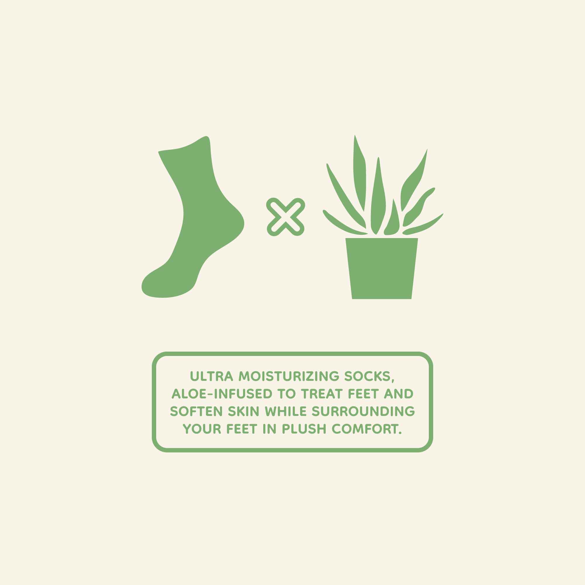 Women's Aloe Infused Fuzzy Nylon Socks: 3 Pairs - Image 3
