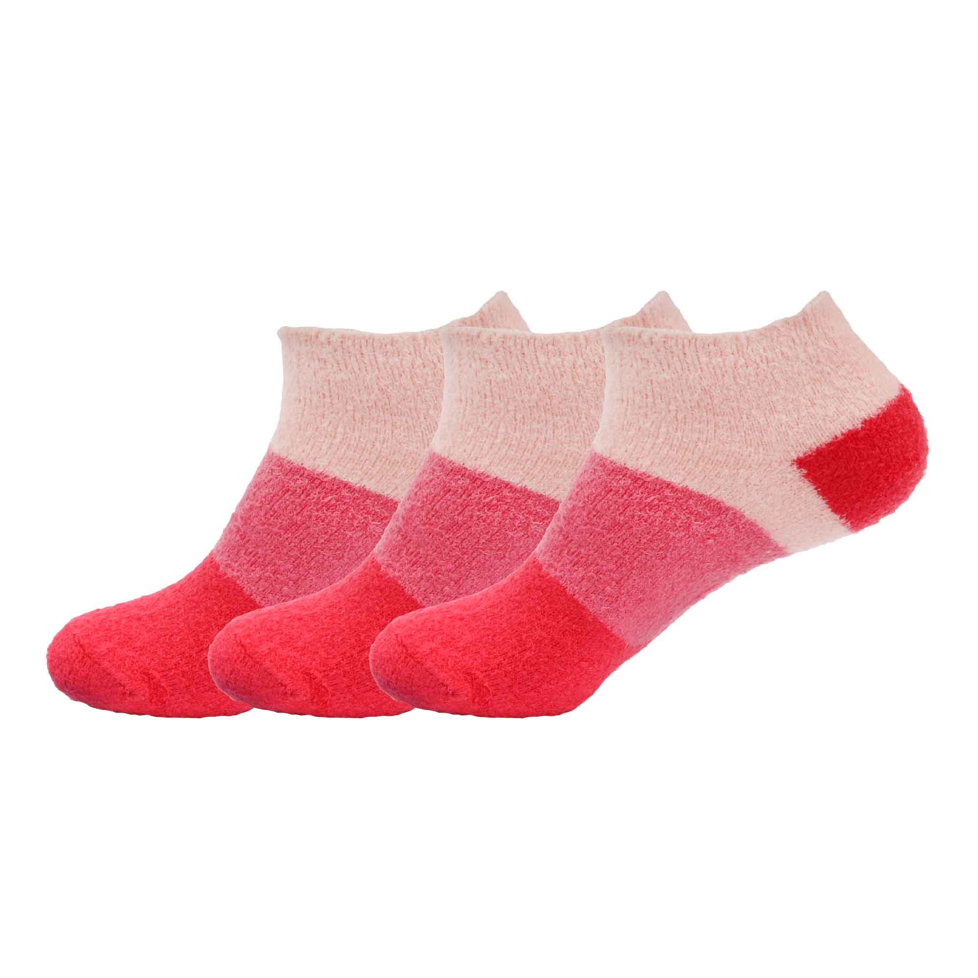 Women's Aloe Infused Fuzzy Nylon Socks: 3 Pairs - Image 9