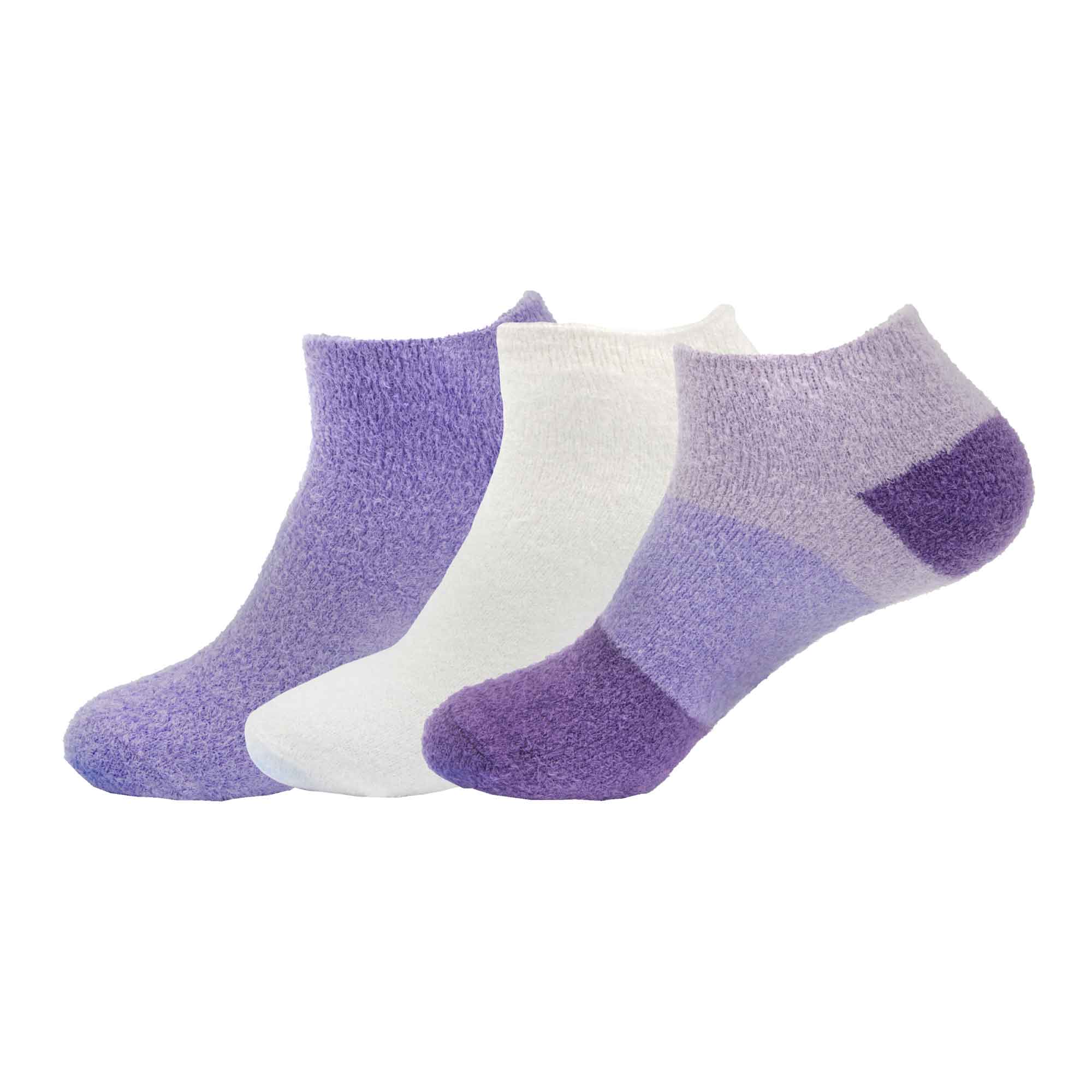 Women's Aloe Infused Fuzzy Nylon Socks Assortments - Image 14