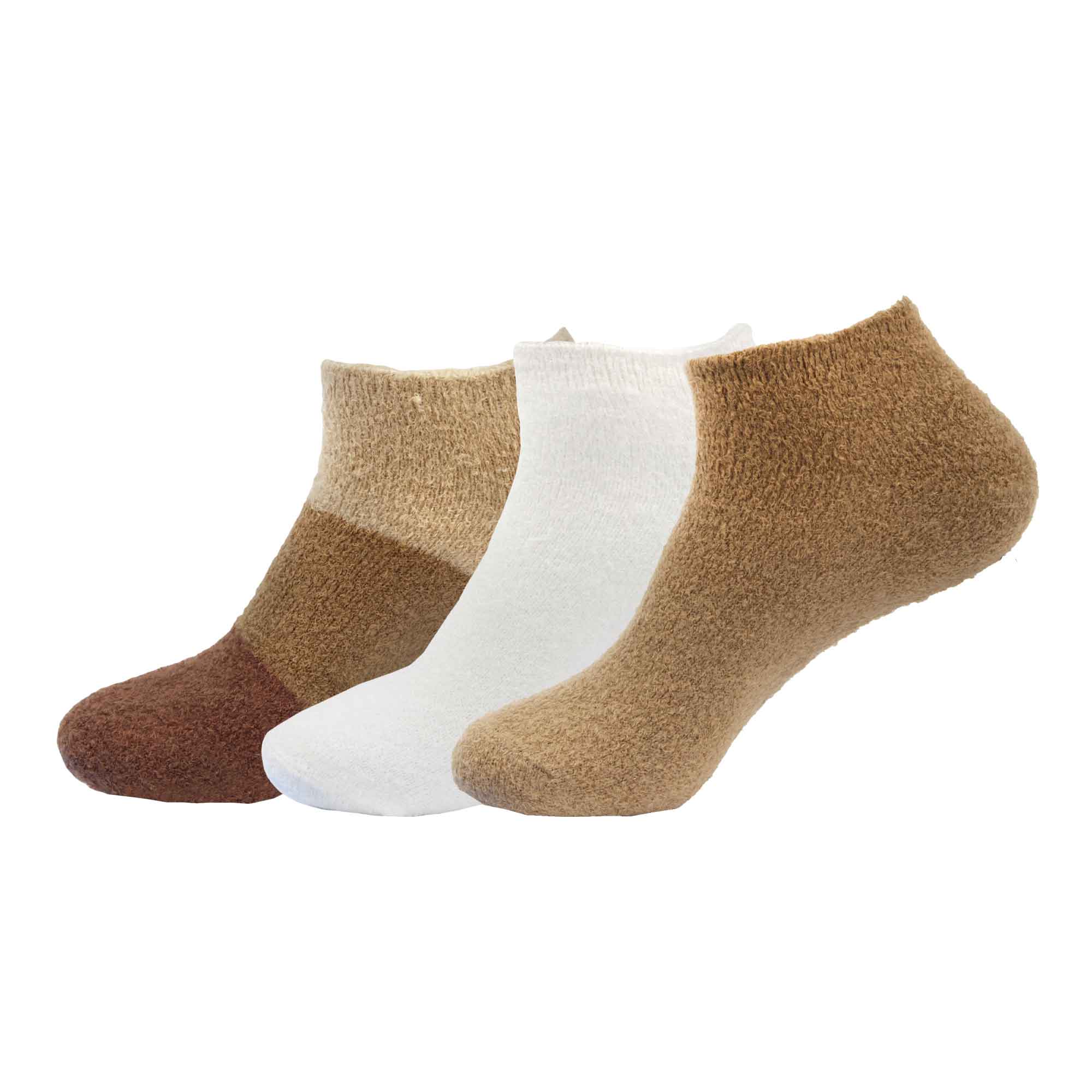 Women's Aloe Infused Fuzzy Nylon Socks Assortments - Image 16