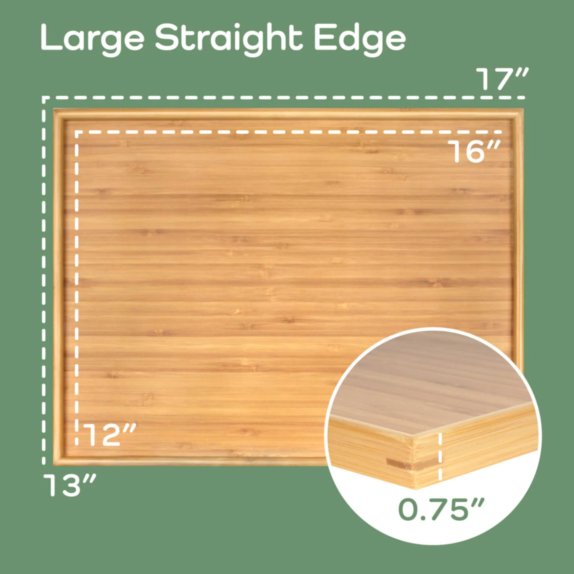 Large Bamboo Serving Tray - Image 4