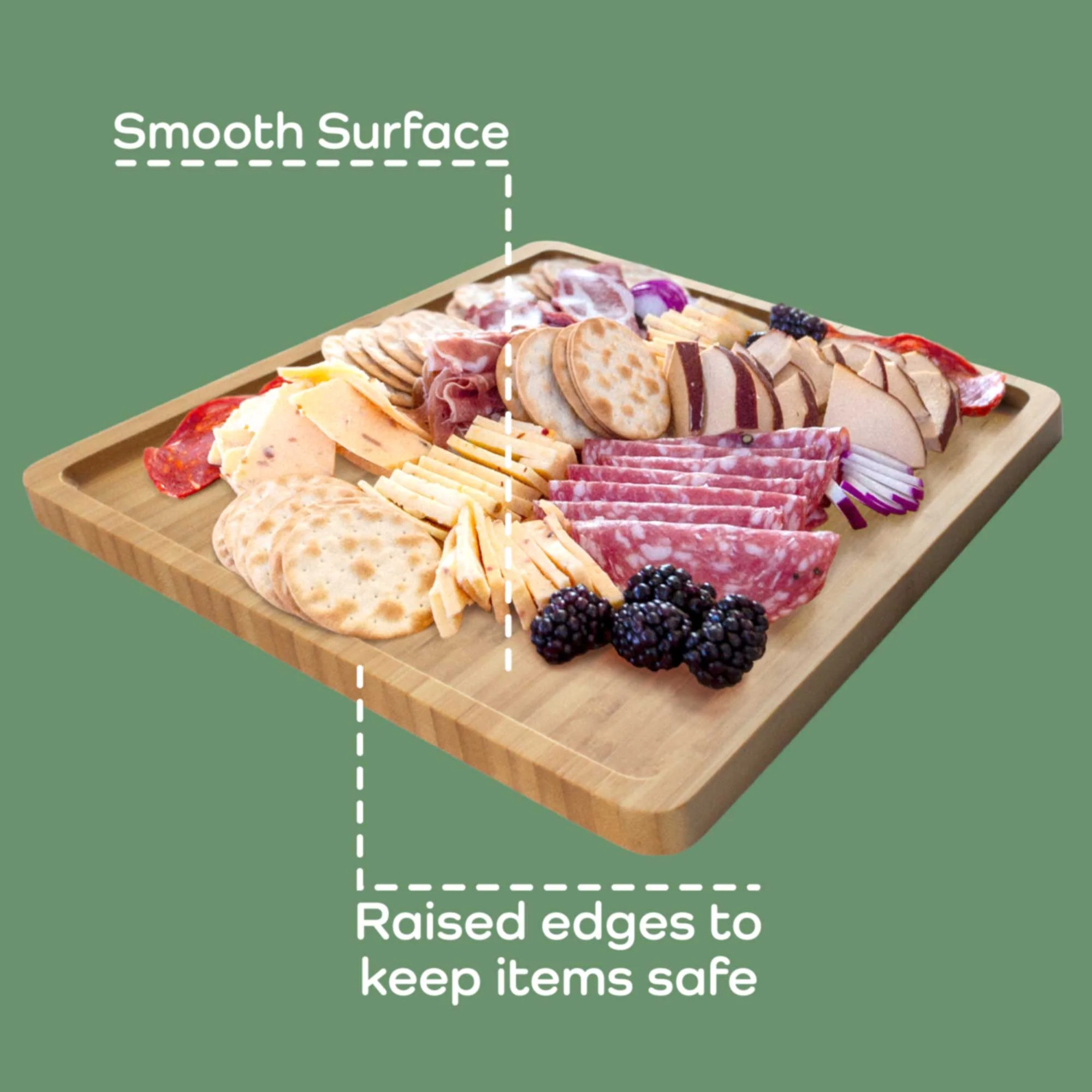 Large Bamboo Serving Tray - Image 5