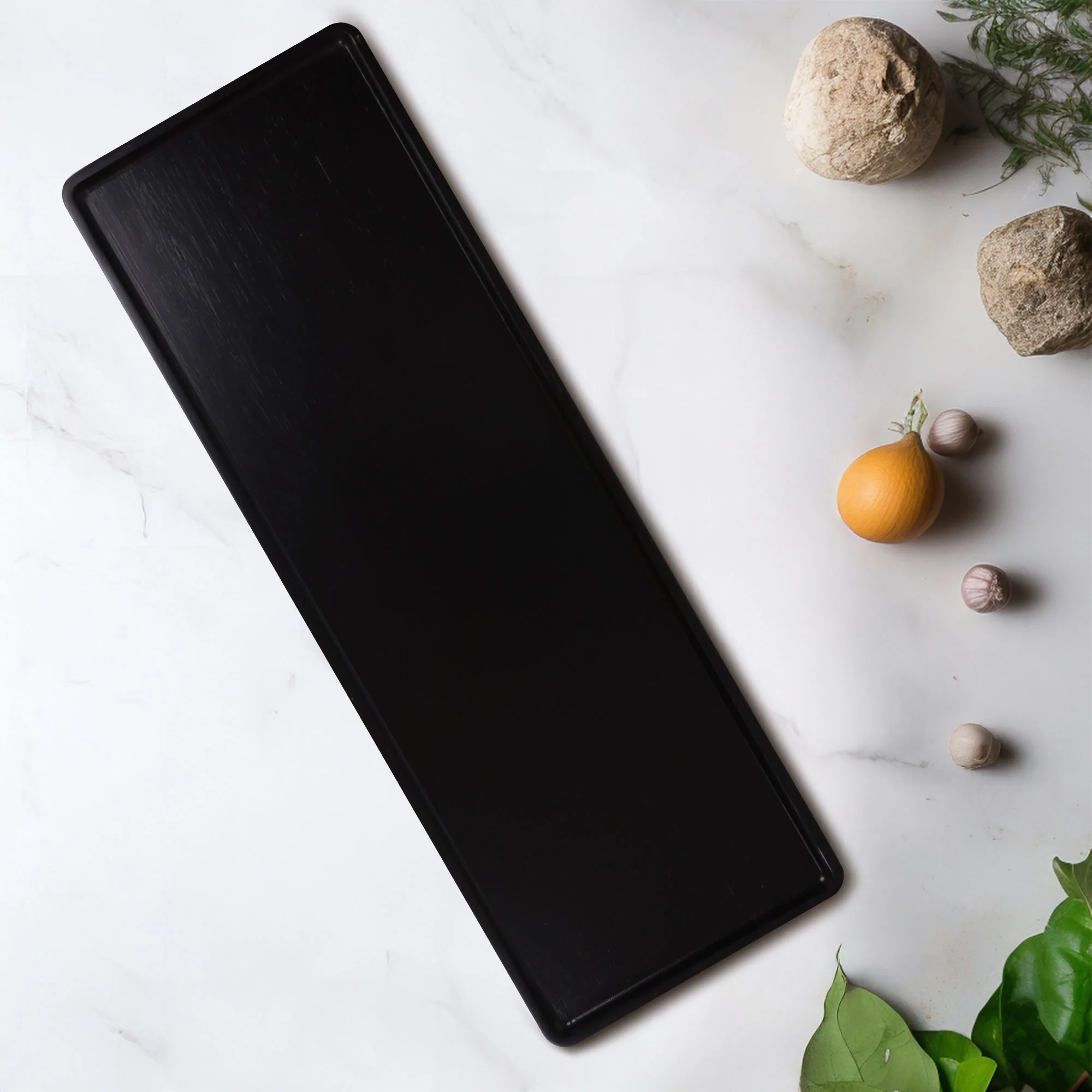 Extra Long Bamboo Serving Tray - Image 11