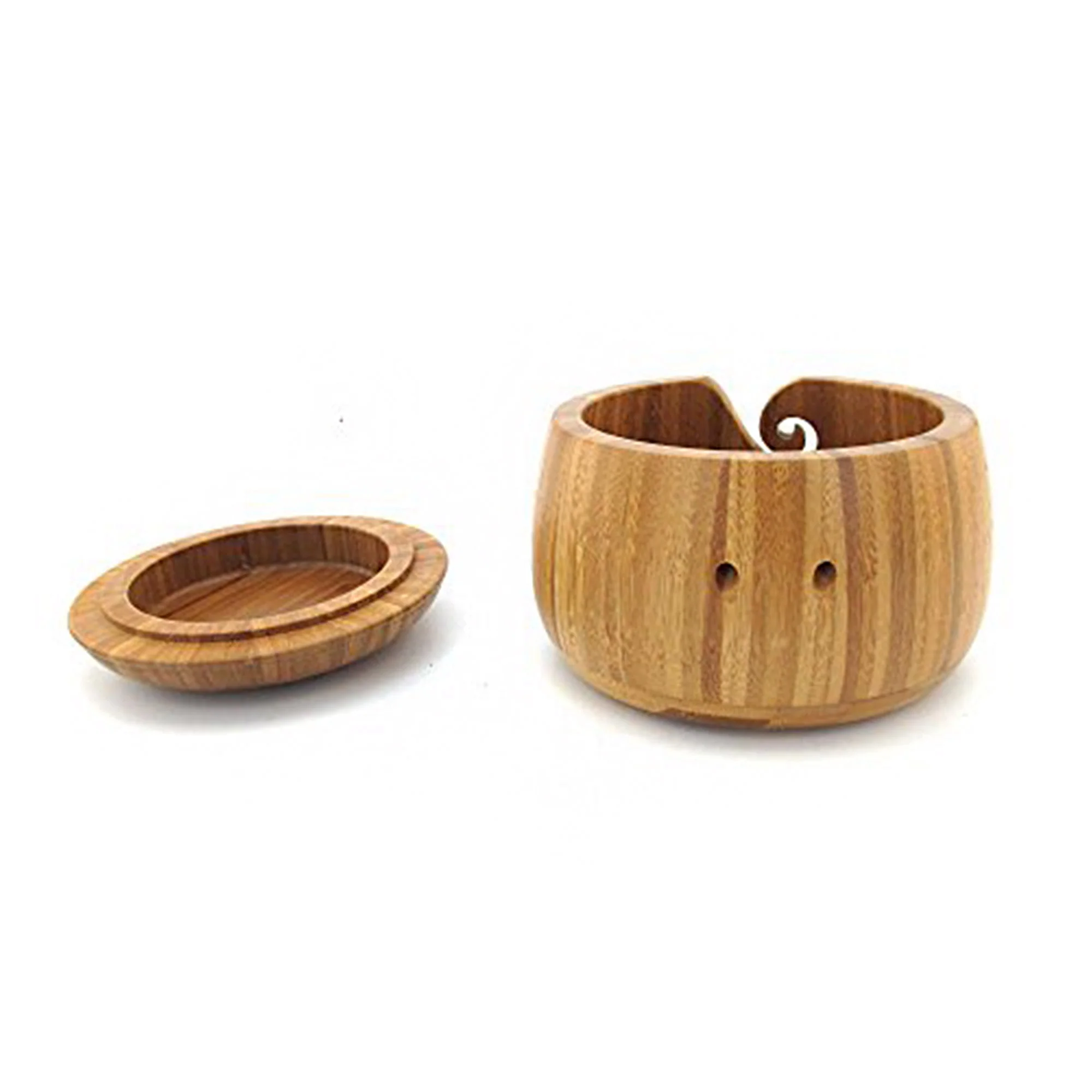 Bamboo Yarn Bowl and Embroidery Scissor - Image 3
