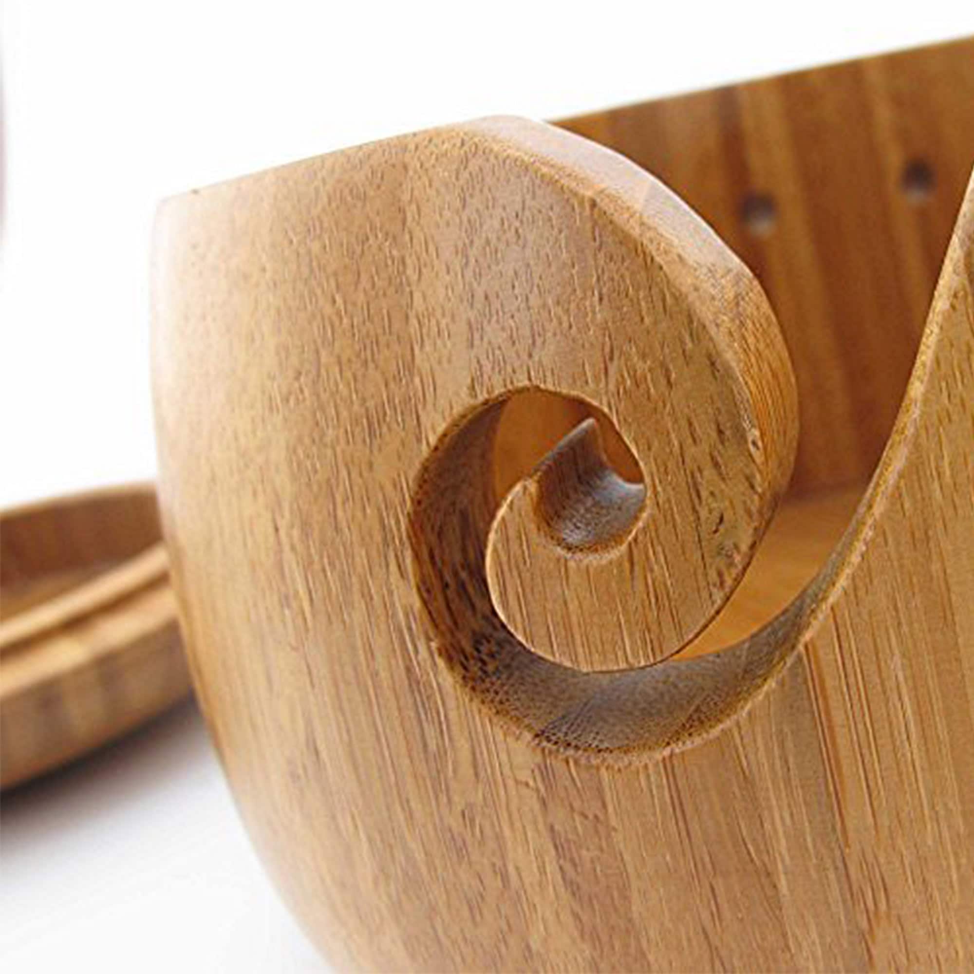 Bamboo Yarn Bowl and Embroidery Scissor - Image 4