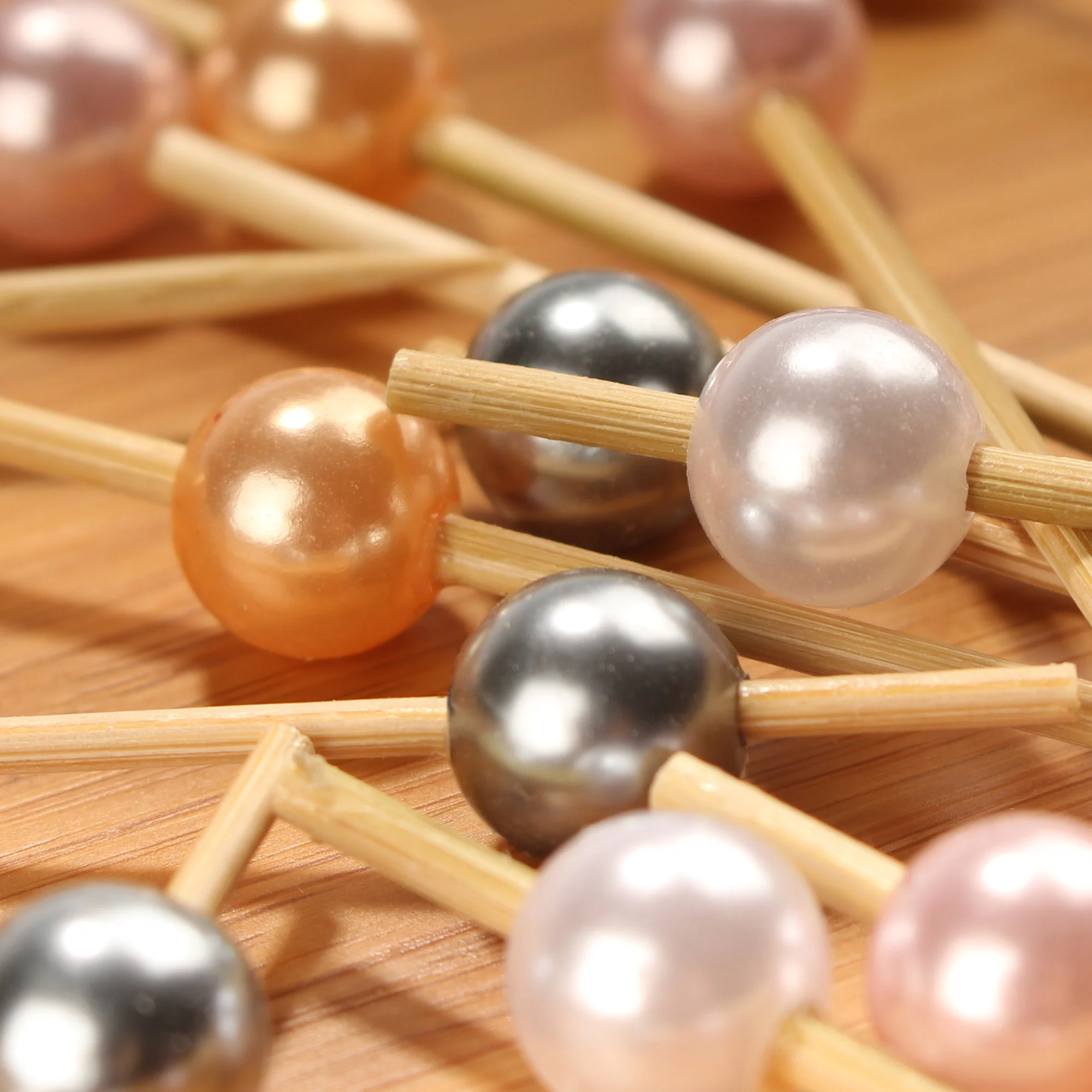 Pearl Bamboo Food Picks - Image 6
