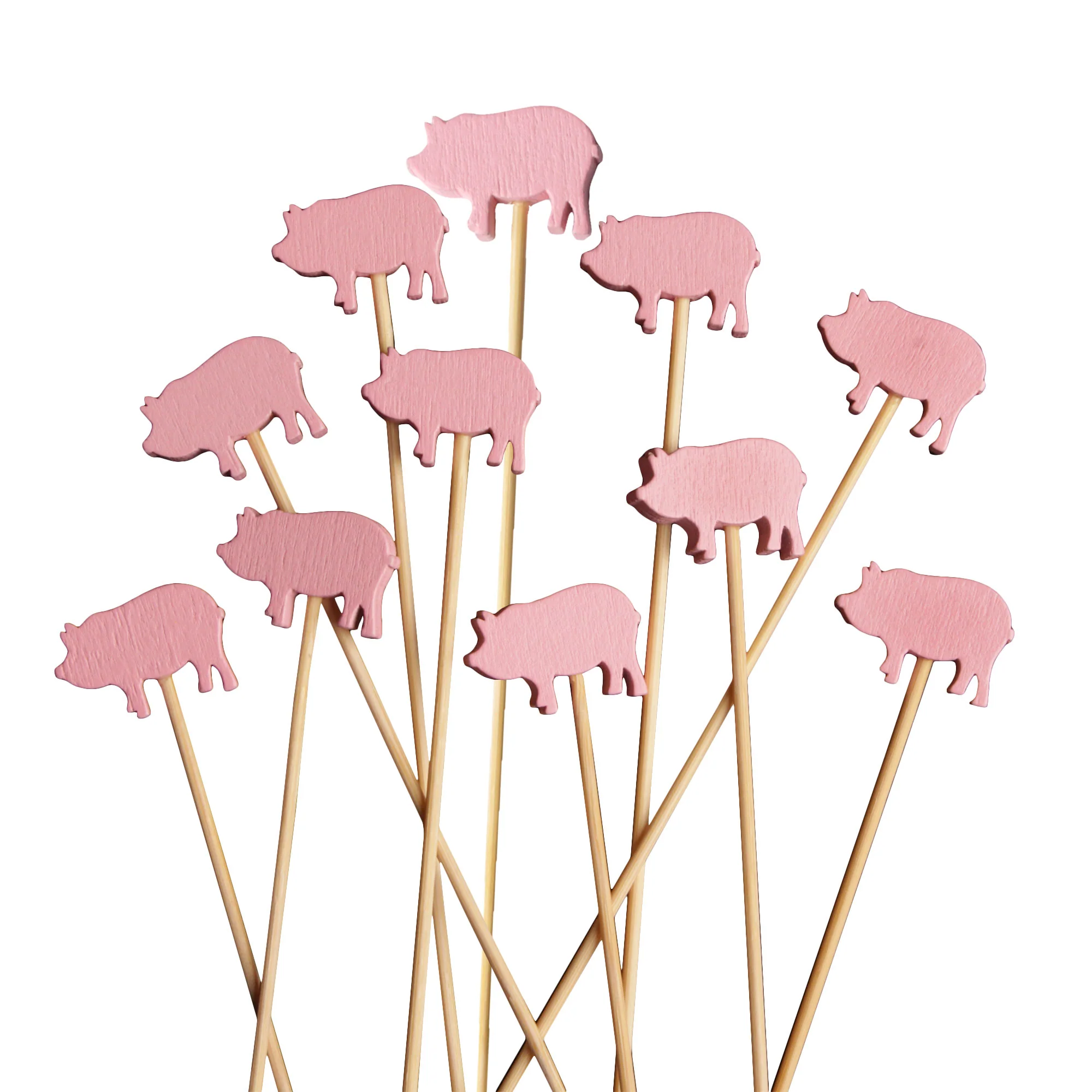 Pig Bamboo Food Picks - Image 10