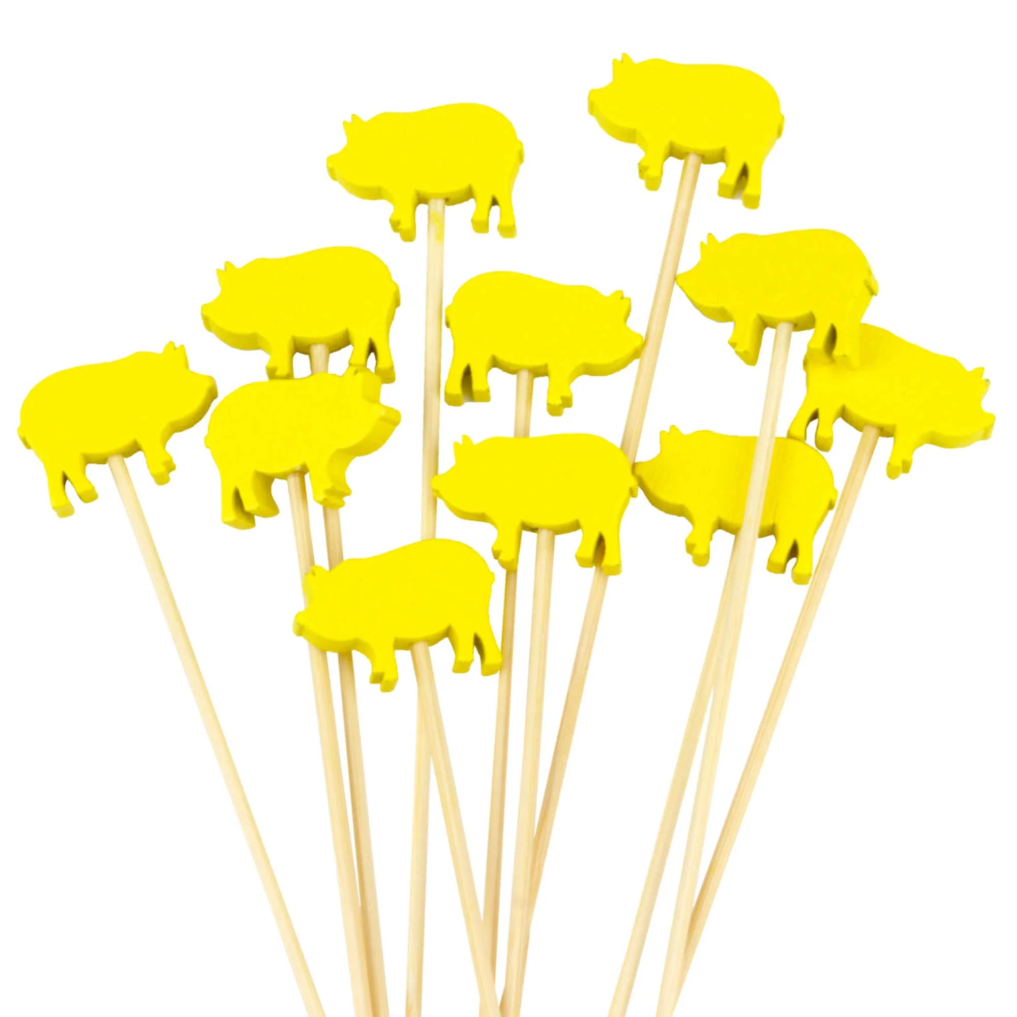 Pig Bamboo Food Picks - Image 11
