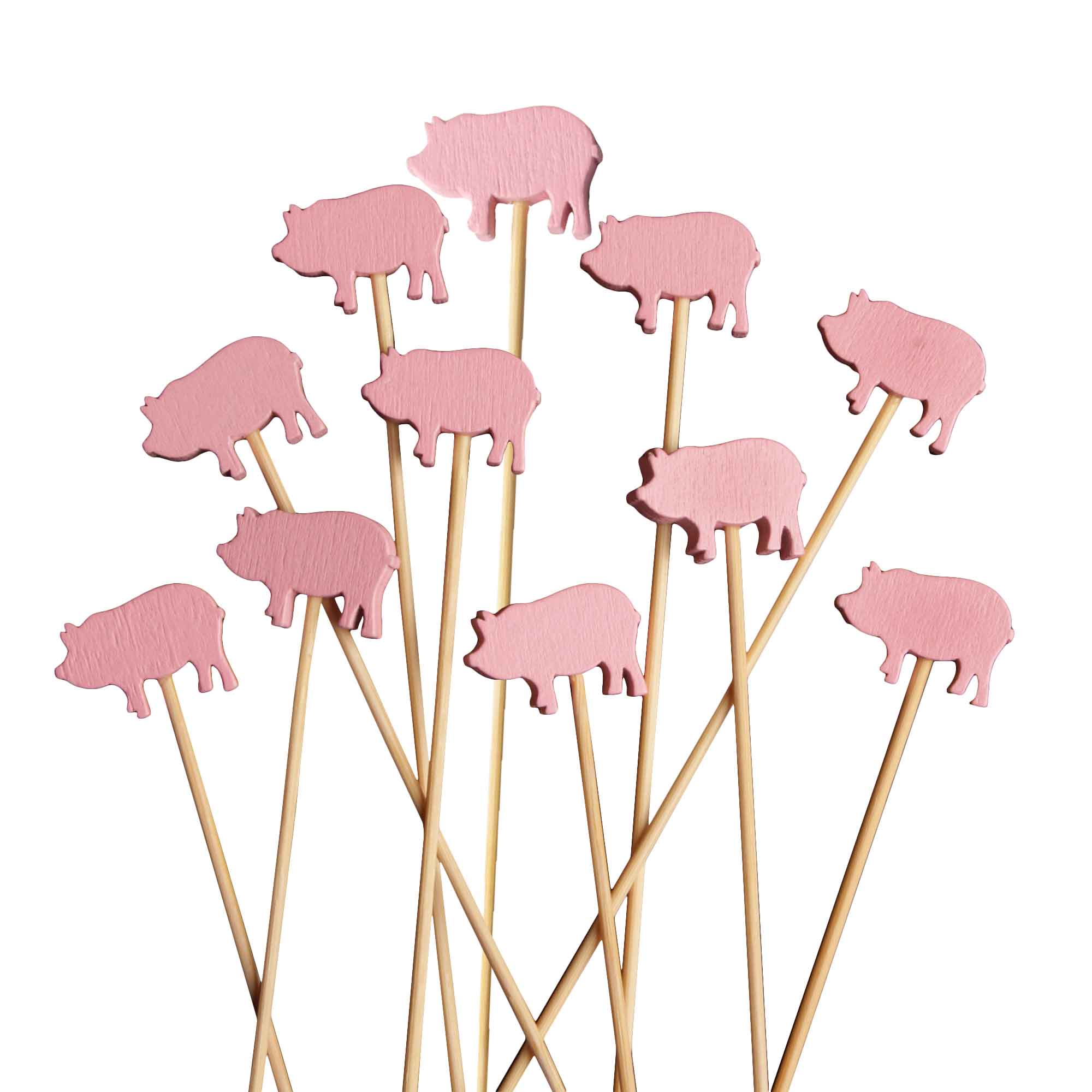 Pig Bamboo Food Picks - Image 12