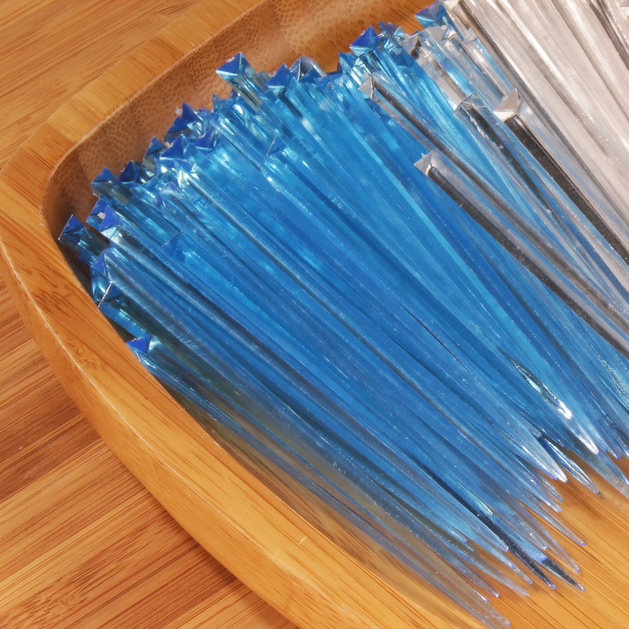 4.5 Prism Plastic Food Picks - Image 11