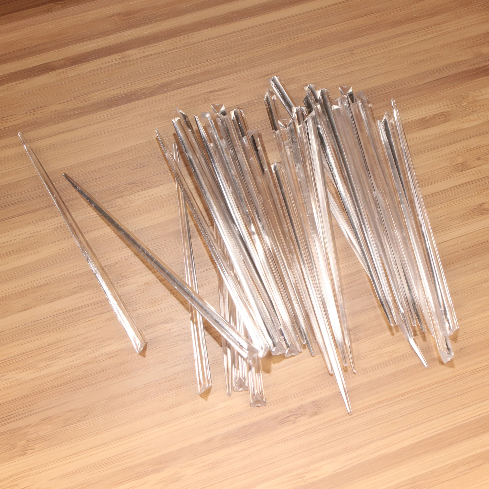 4.5 Prism Plastic Food Picks - Image 9