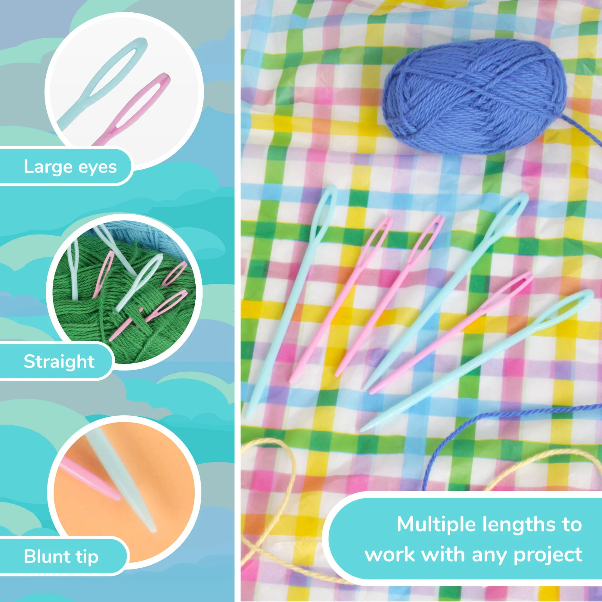 Plastic Darning Needle Set - Image 5