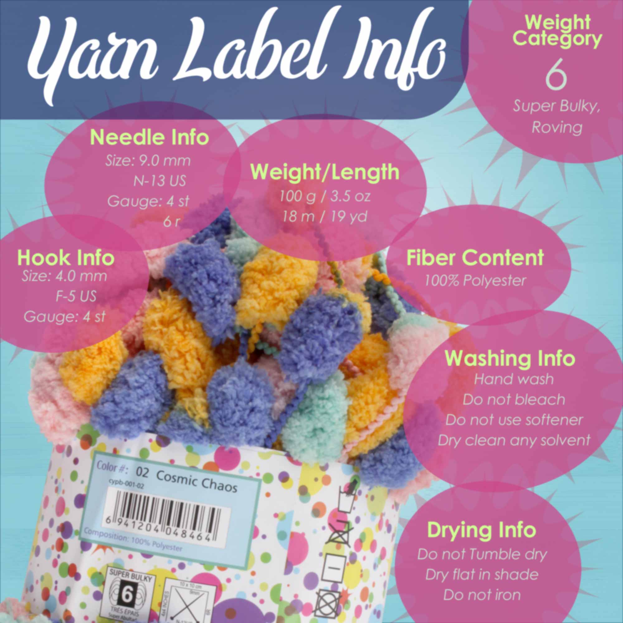 Pom Bomb Yarn - Image 2