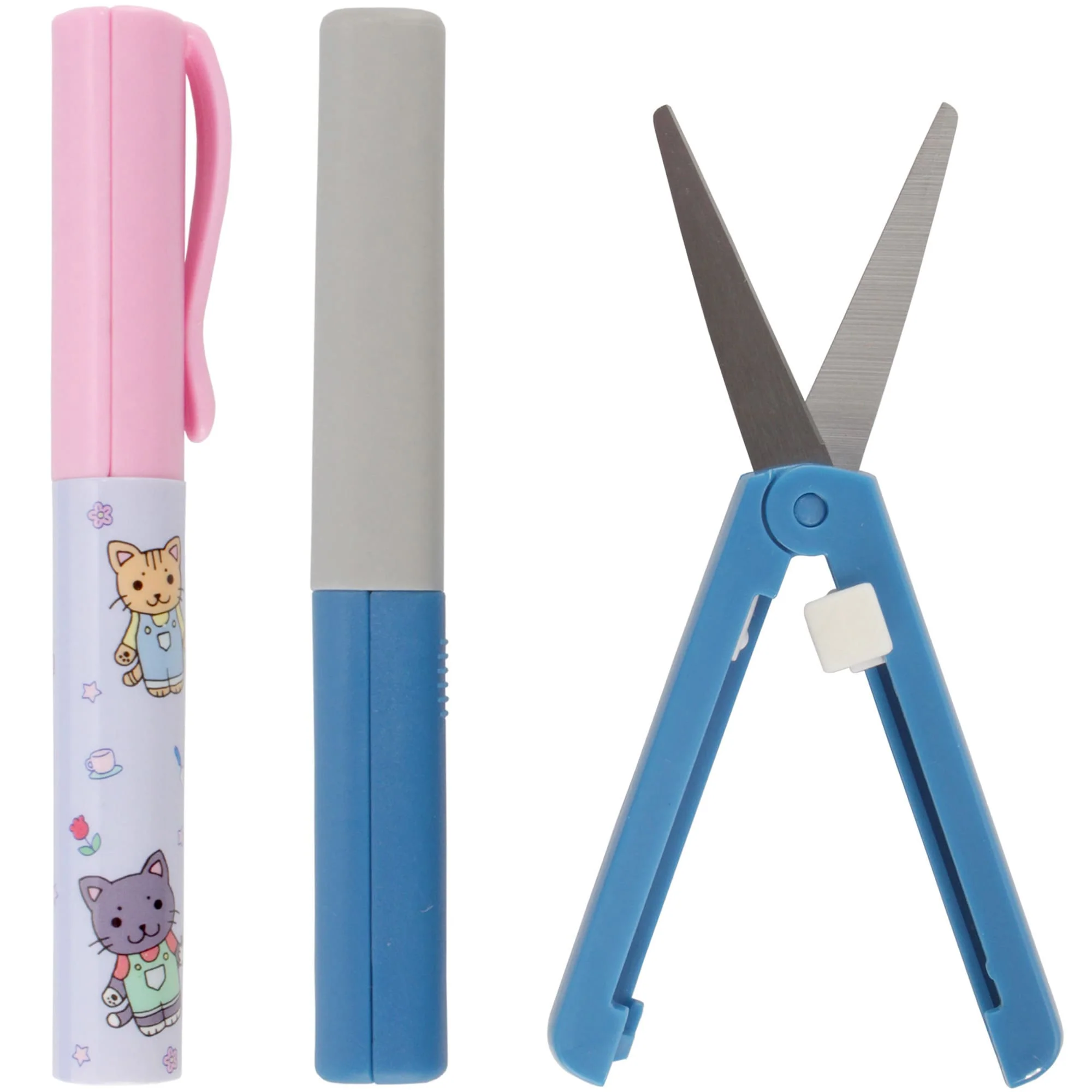 Mini Pen-Style and Push Portable Safety Scissors Set - Image 13