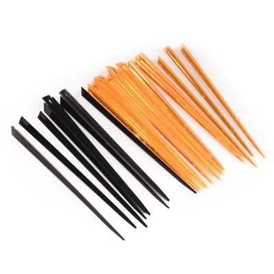 Halloween Colors Prism Plastic Food Picks - Image 3