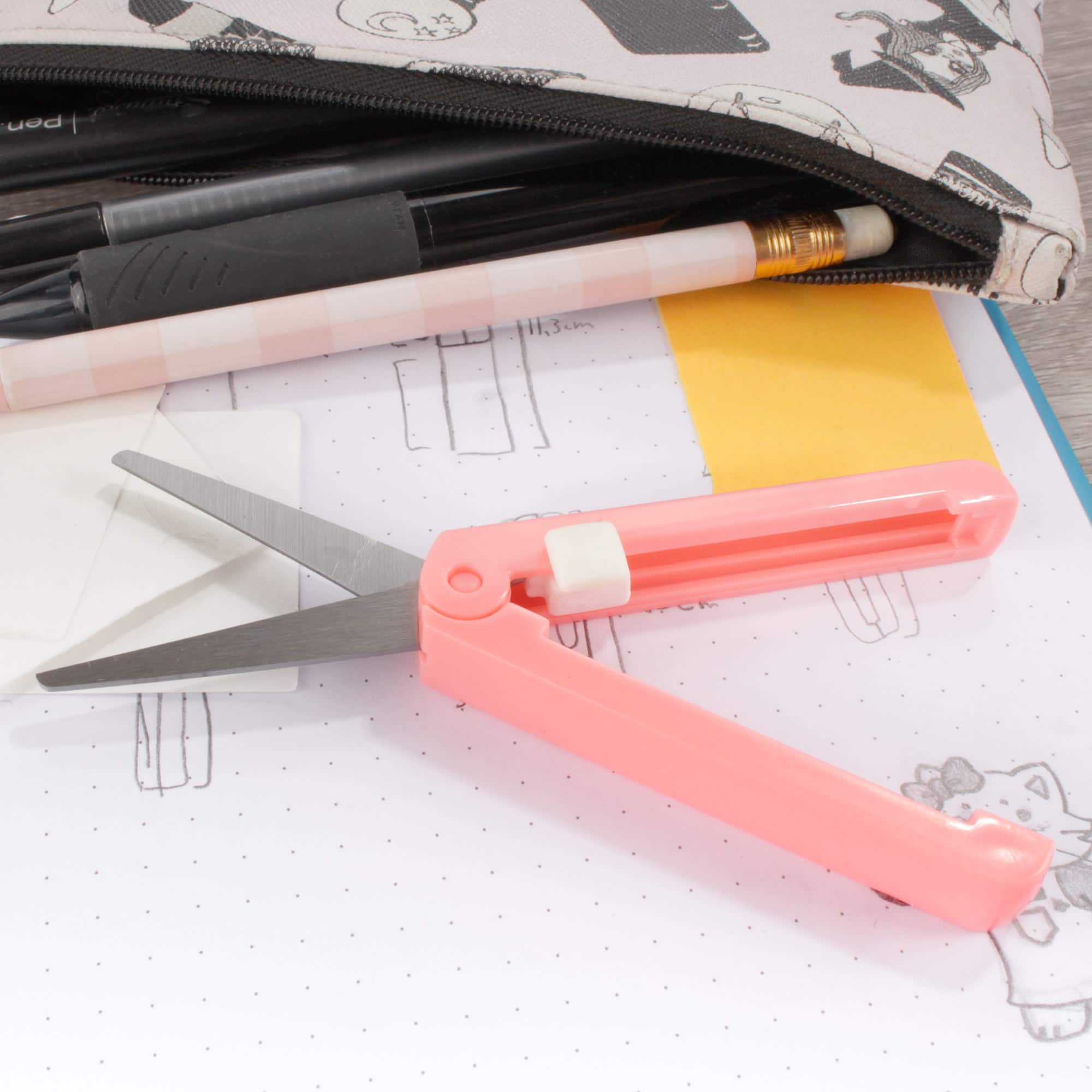 Push Open Folding Scissors - Image 2