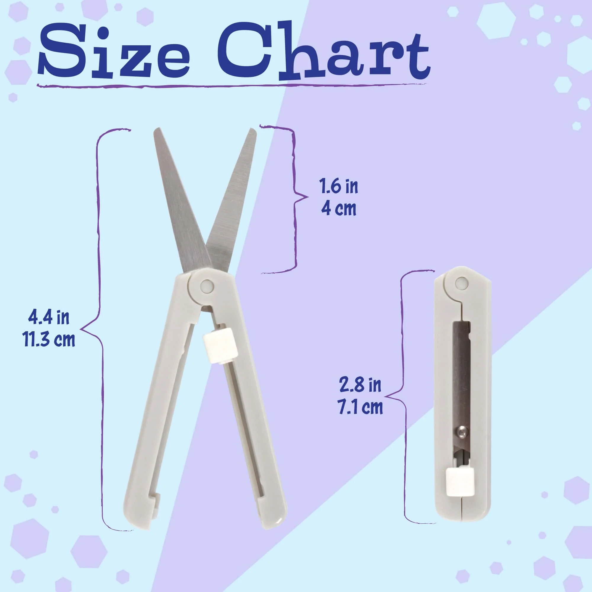Push Open Folding Scissors - Image 3