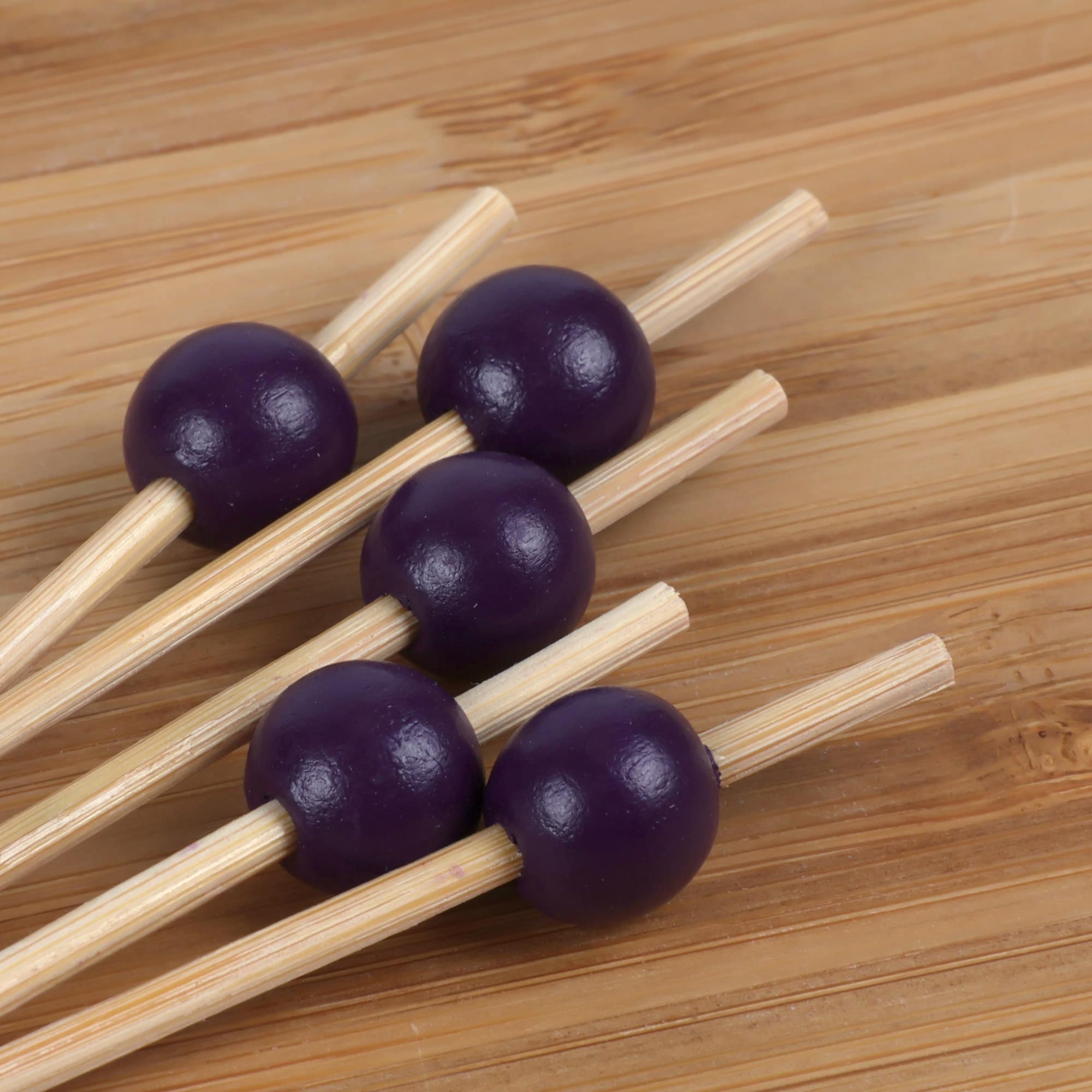 4.7" Ball Bamboo Food Picks - Image 8