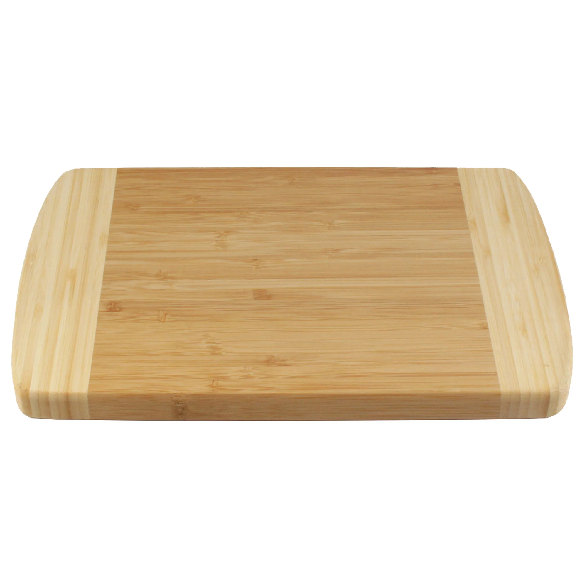 Small Two-Tone Bamboo Cutting Board 12" x 8" x 0.75" - Image 6