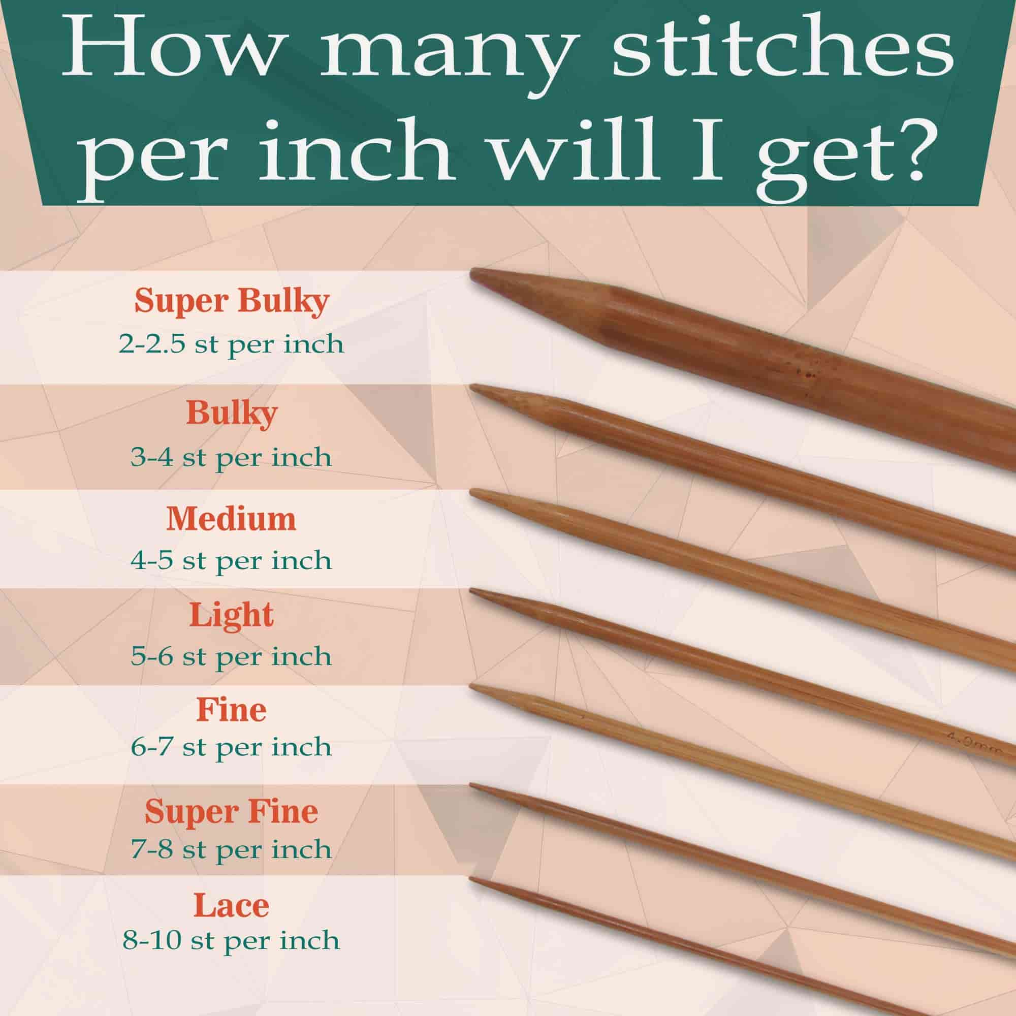 Single Point Bamboo Knitting Needle Sets - Image 7
