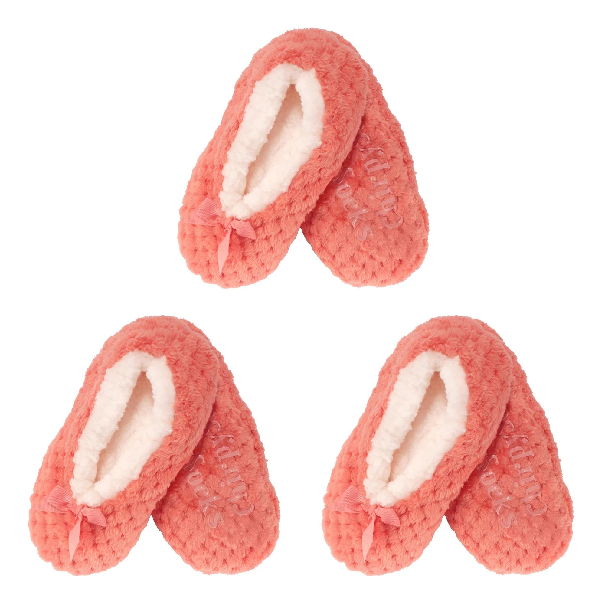 Women's Soft Touch Slippers: 3 Pairs - Image 15