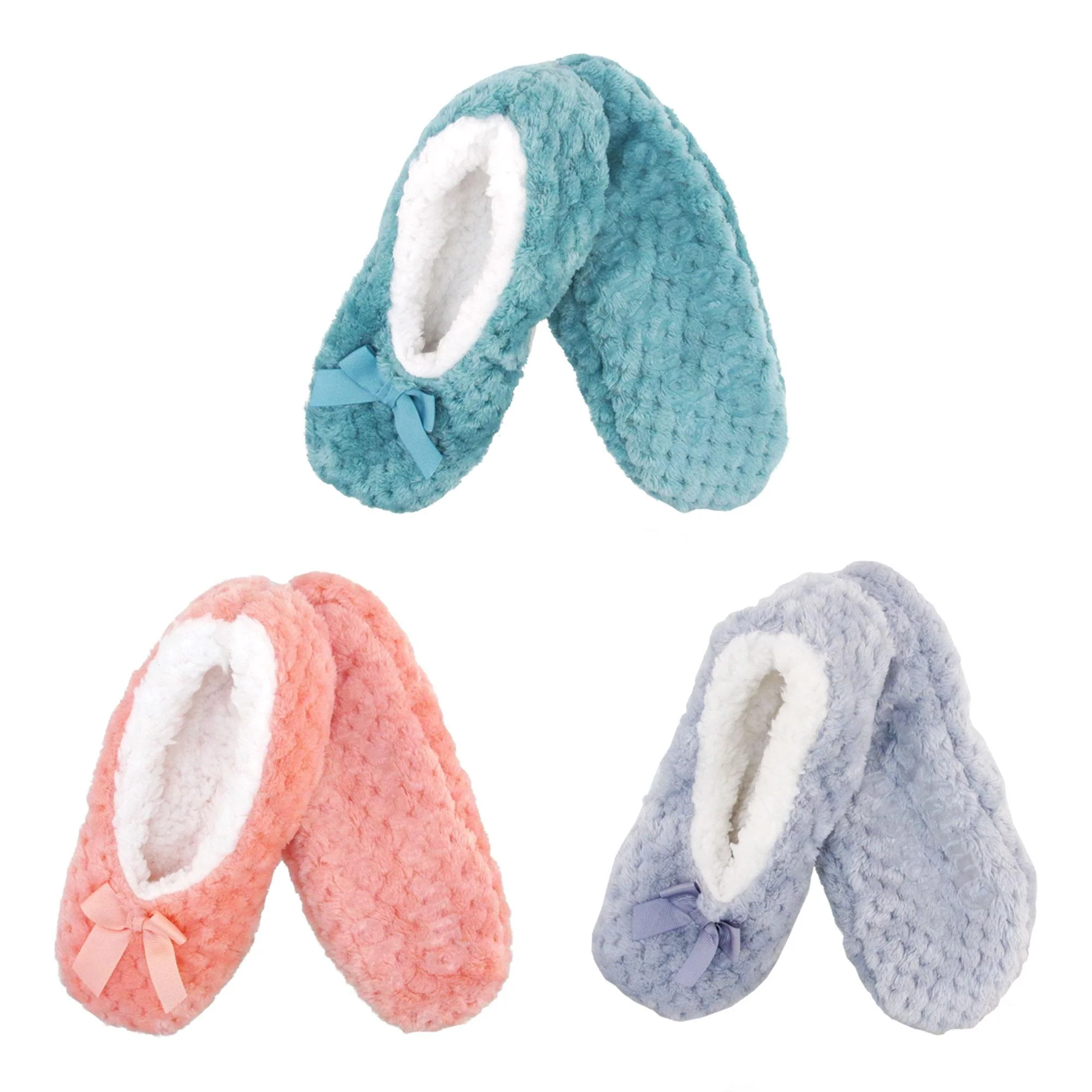 Women's Soft Touch Slippers: 3 Pairs - Image 21