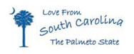 Bamboo Back Scratcher Shoe Horn Bongers With Love Series of States, South Carolina