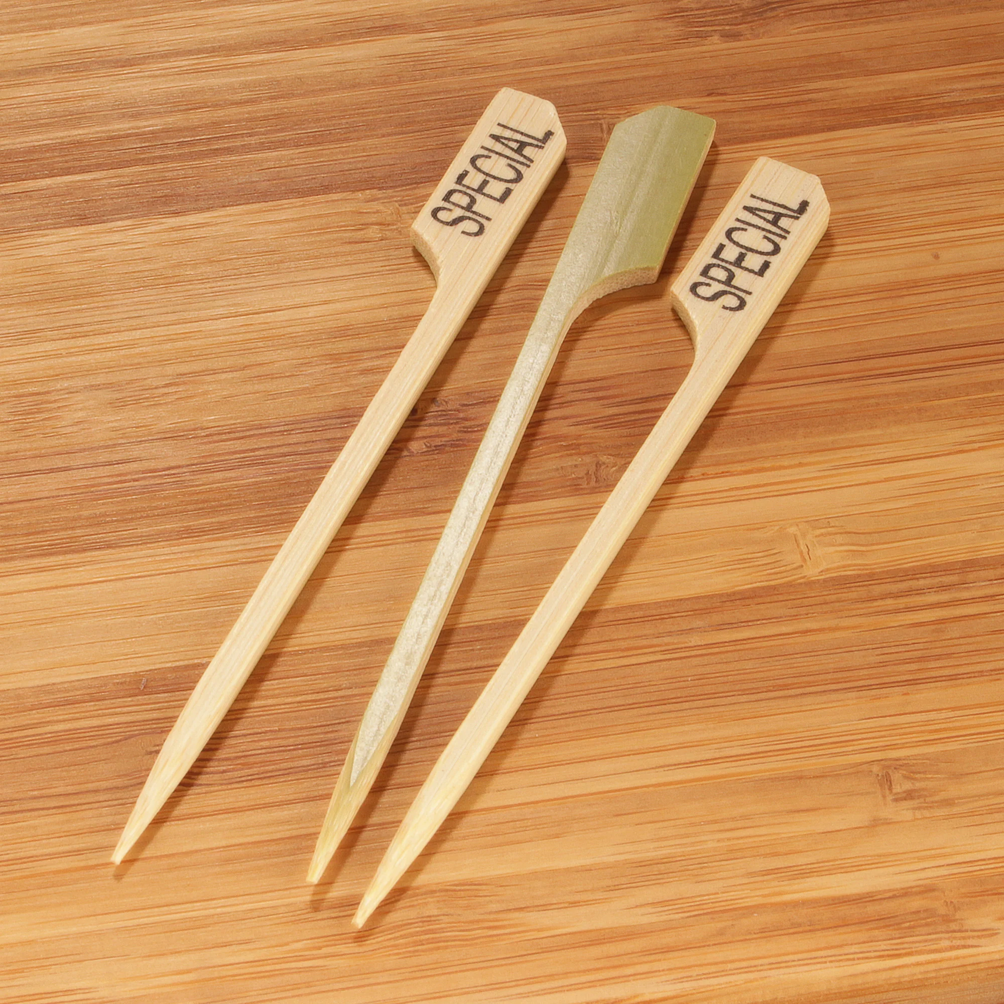 Special Paddle Bamboo Food Picks - Image 3