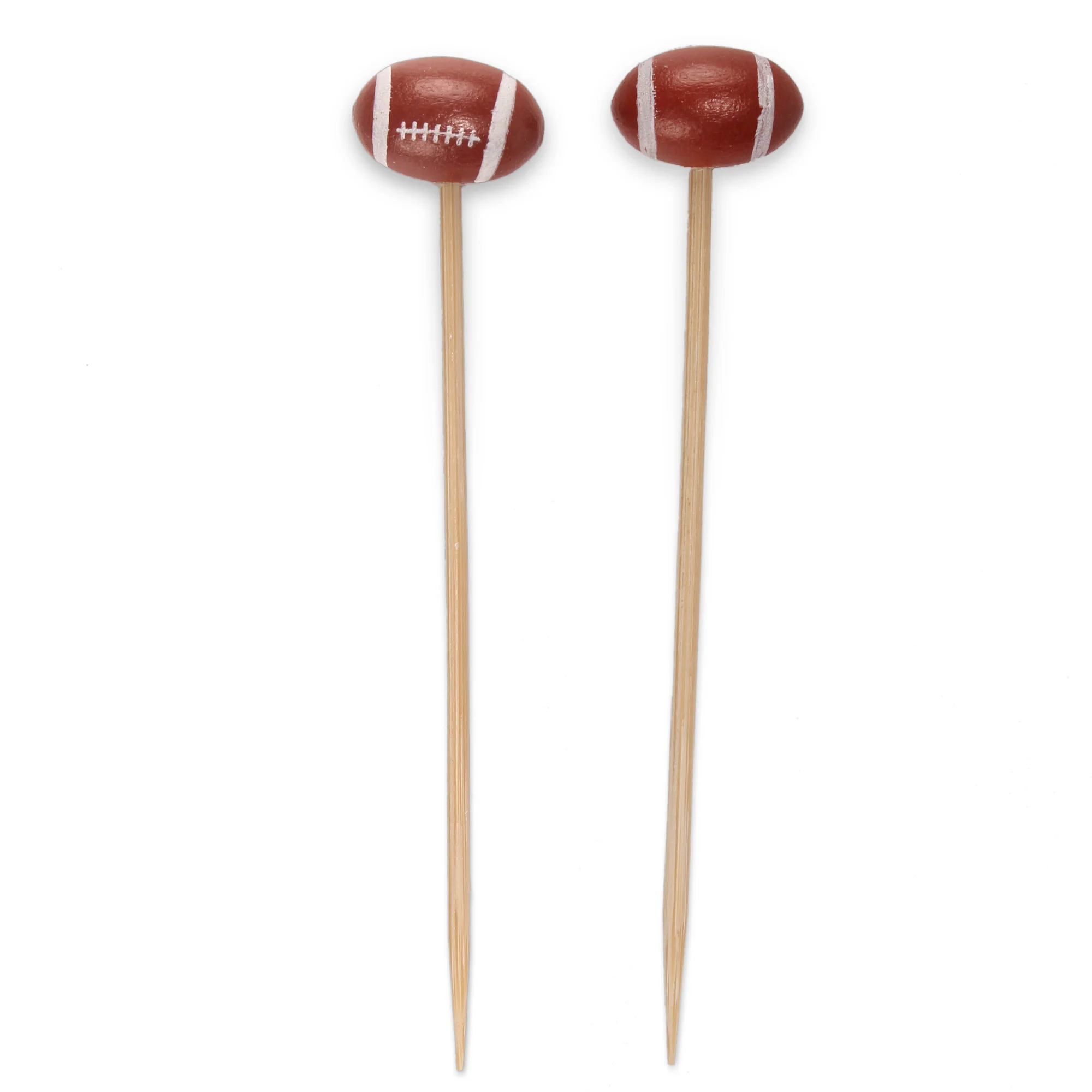Sports Ball Bamboo Food Picks - Image 11