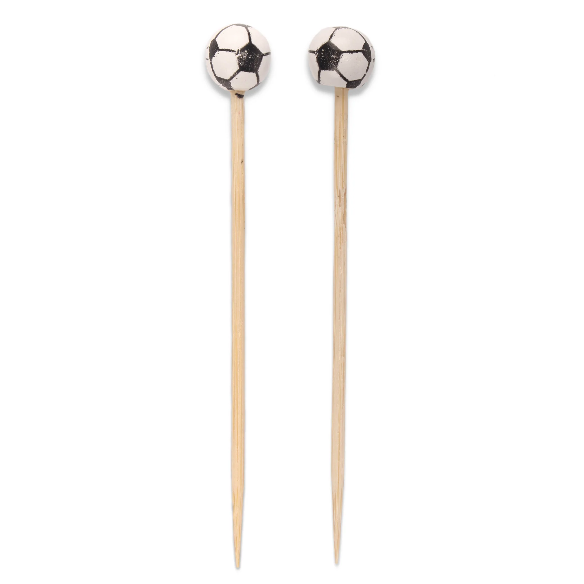 Sports Ball Bamboo Food Picks - Image 12